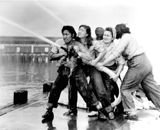 WOMEN FIRE FIGHTERS