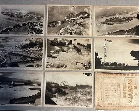 Item 3 - 1942 Historic Photographic Record of Complete Destruction of Entire American Pacific Fleet