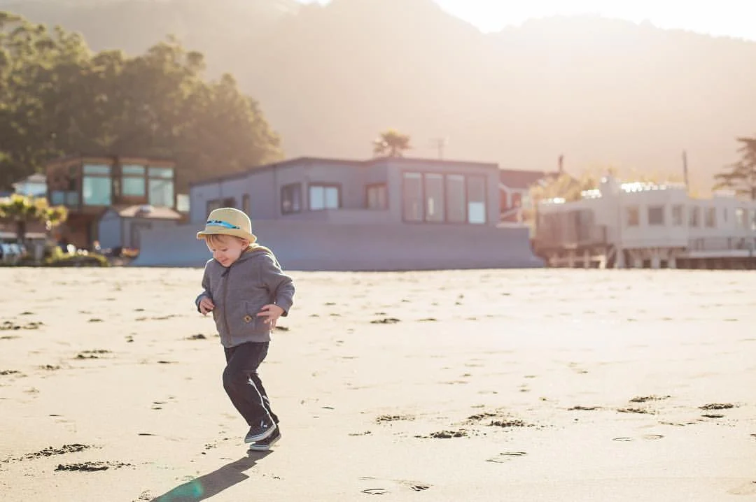 Early morning at Stinson Beach.