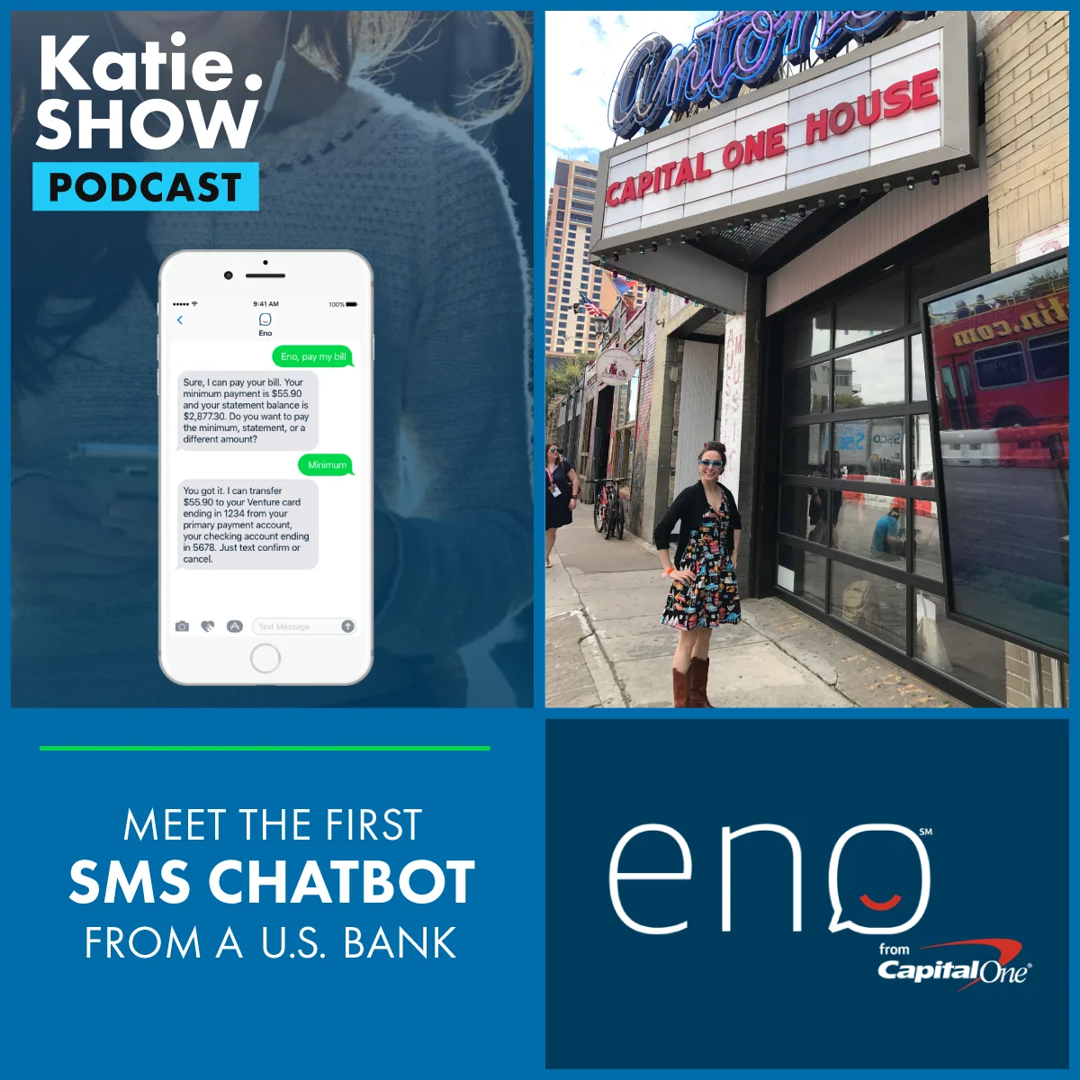 EP 61: Meet ENO, an A.I. SMS financial chatbot announced at SXSW