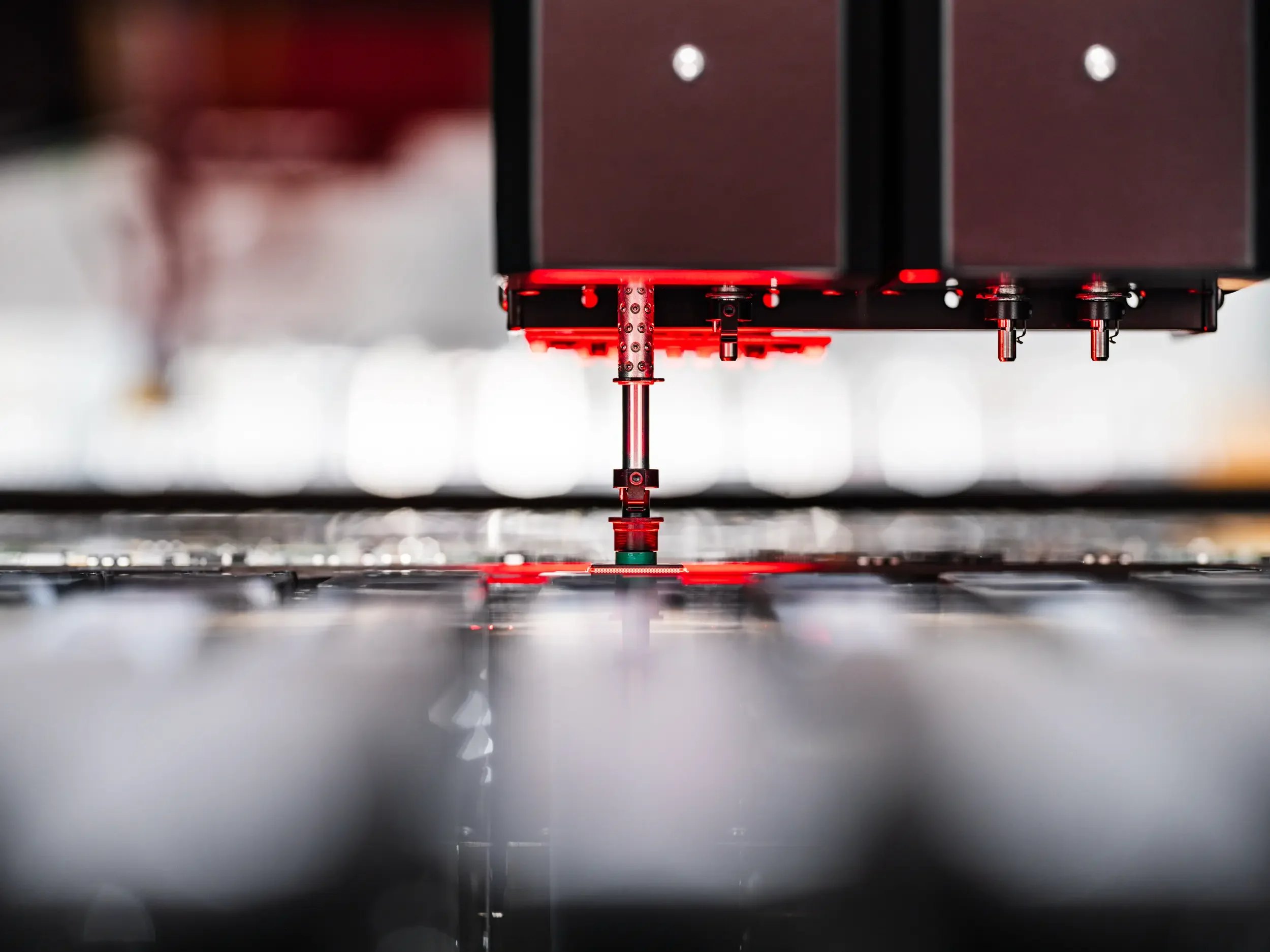 In-Line SMT Fertigung · Bestückung III · Industriefotografie, Produktion, Dokumentation by Frogfisher Photographers, Fotograf Peter Aldag, Stuttgart München Hamburg