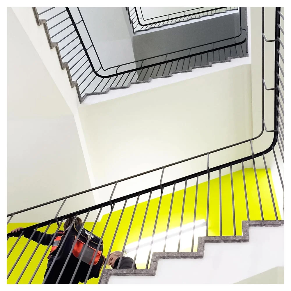 Treppenhaus · Photo Documentary Gebeleschule München