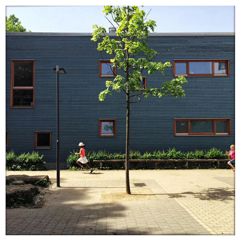 Schulhof Gebeleschule München
