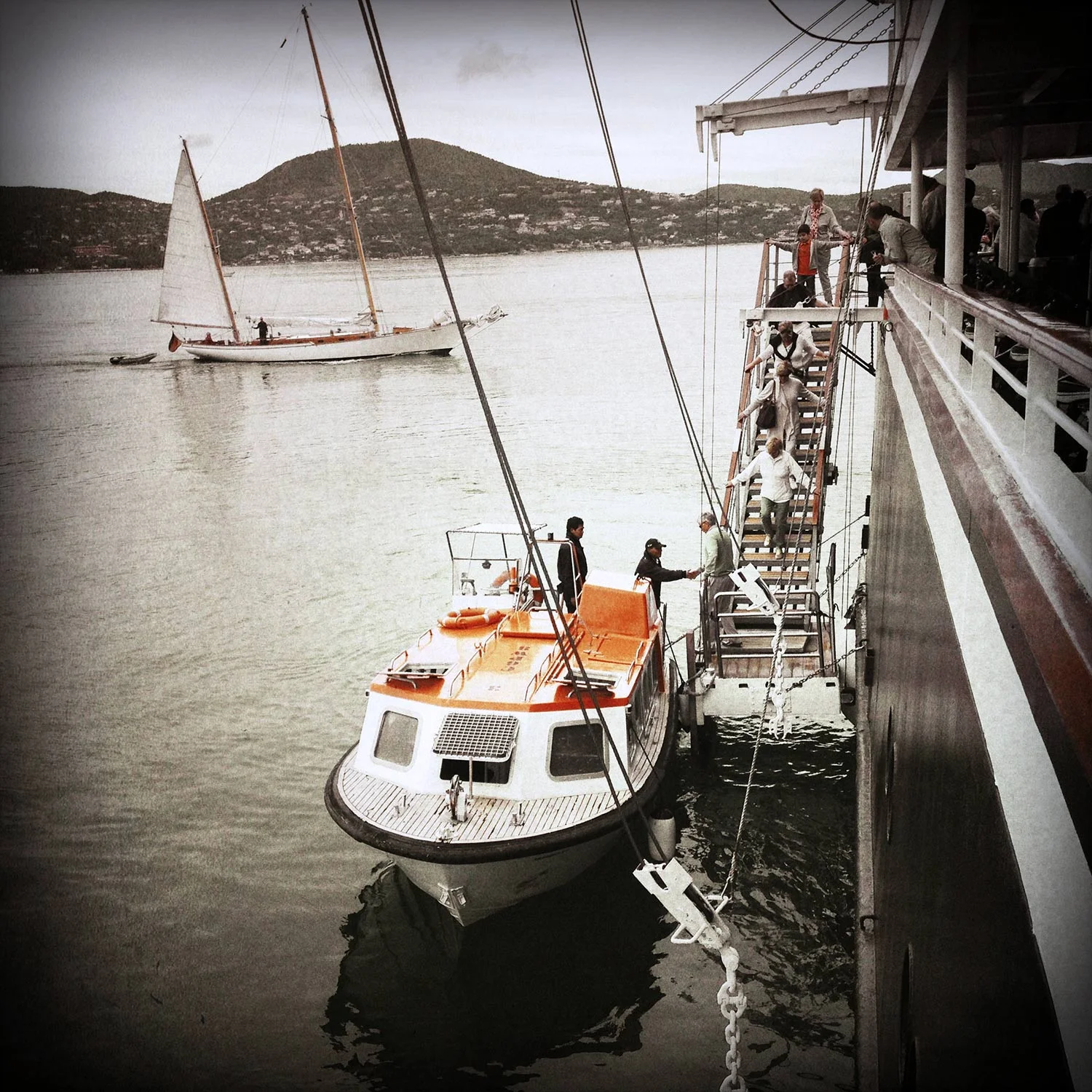 Tendering SeaDream Yacht Club St. Tropez