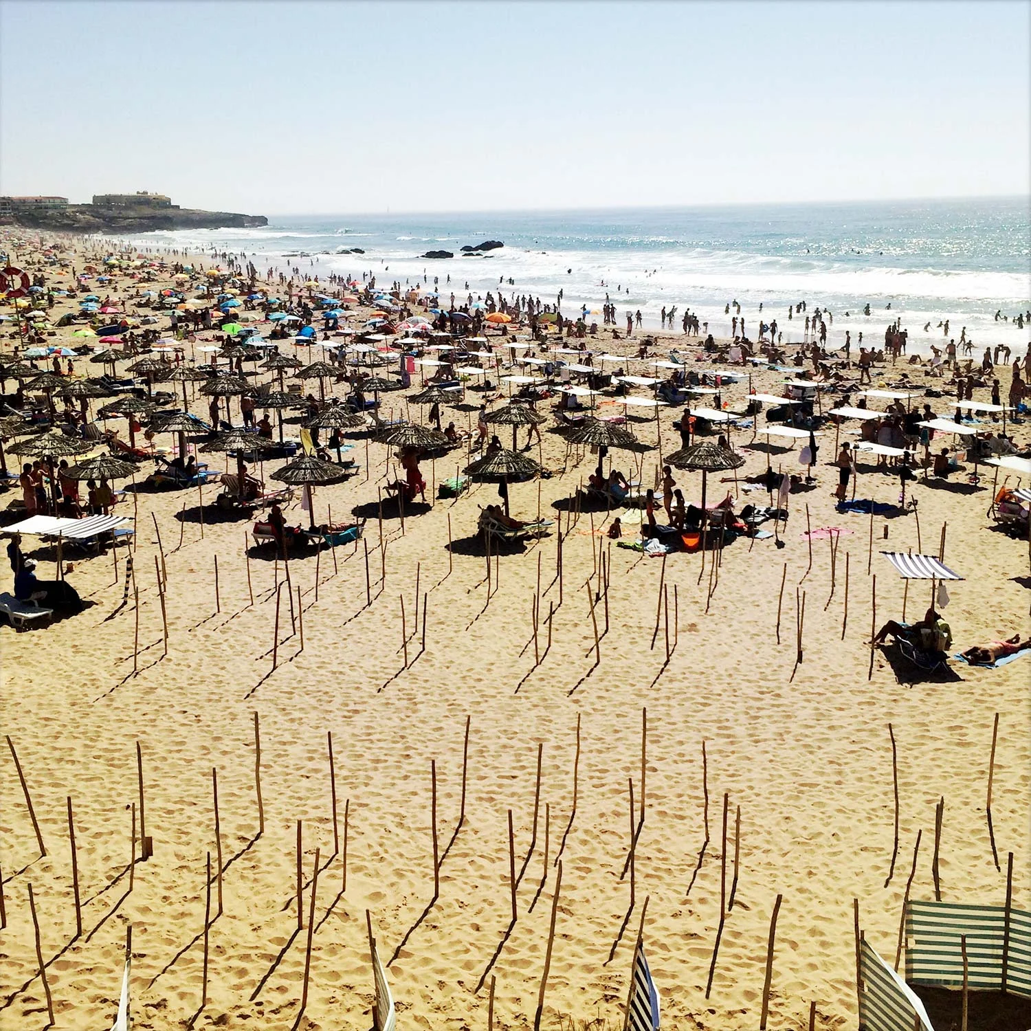 Sticks & Huts at Praia do Guincho