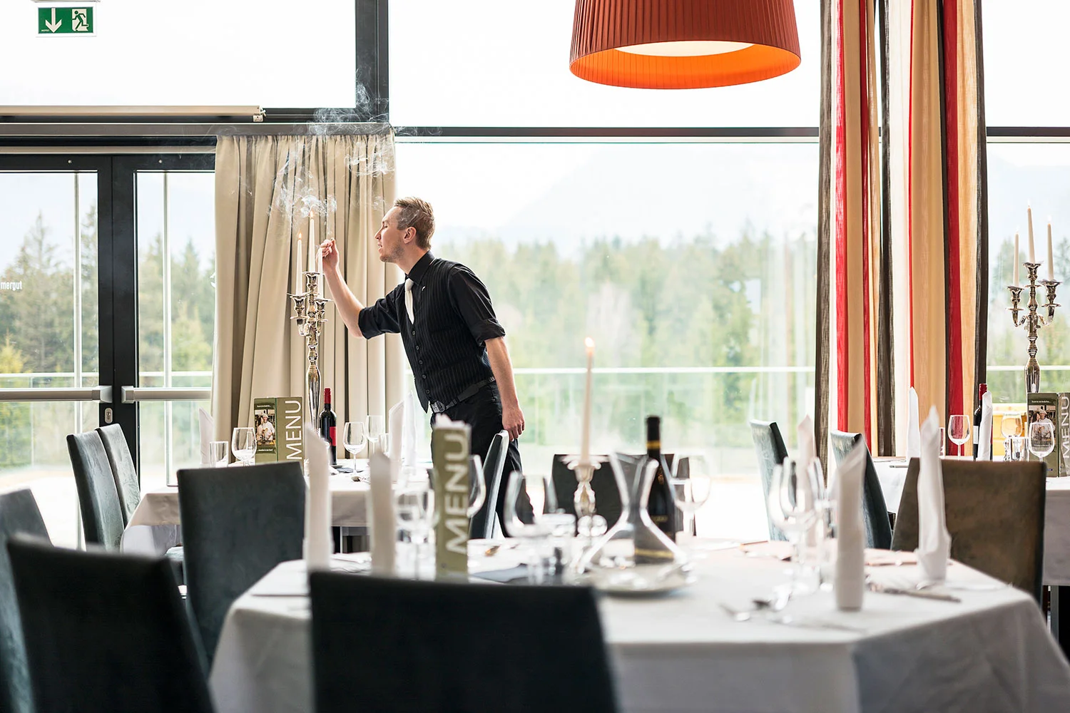 Ausblick Hauptrestaurant · Aldiana Salzkammergut