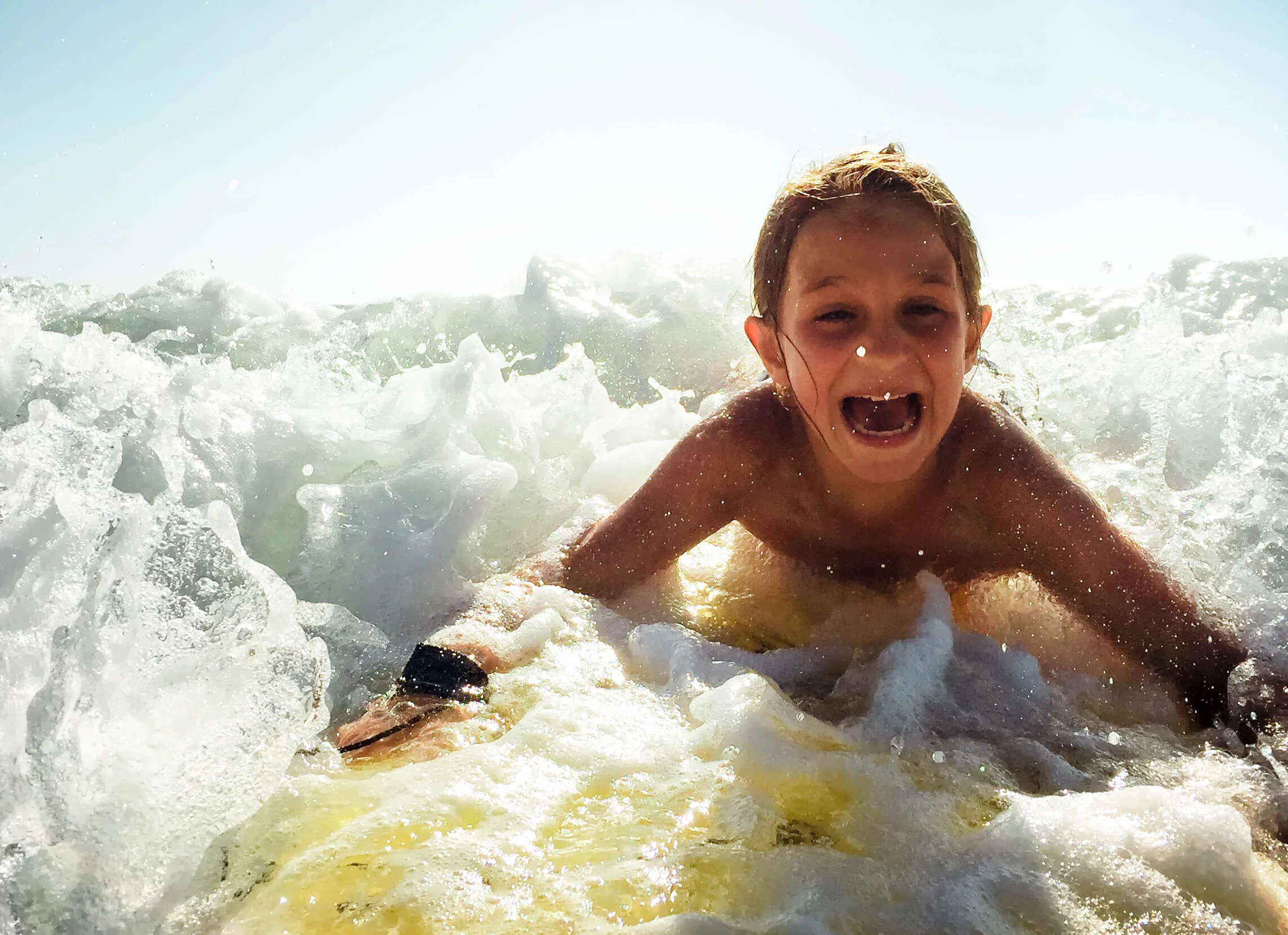 Kid on Boogieboard · Hotelshooting Aldiana Andalusien (Copy)