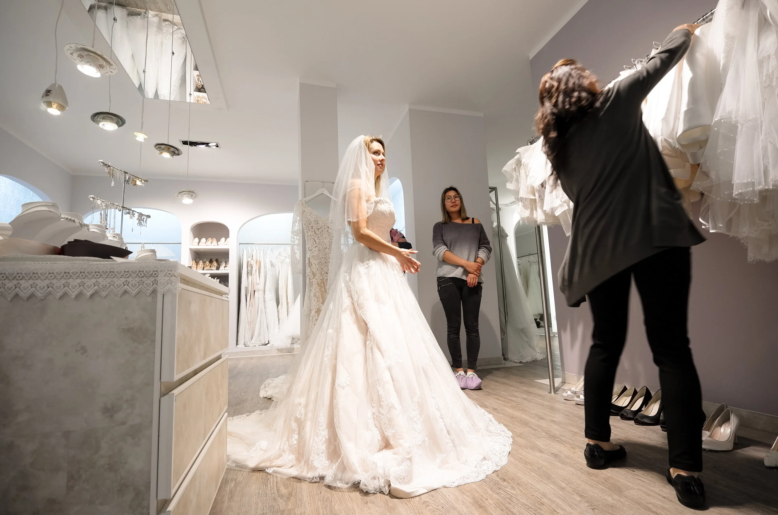 Fitting of the Wedding Dress · One fine day
