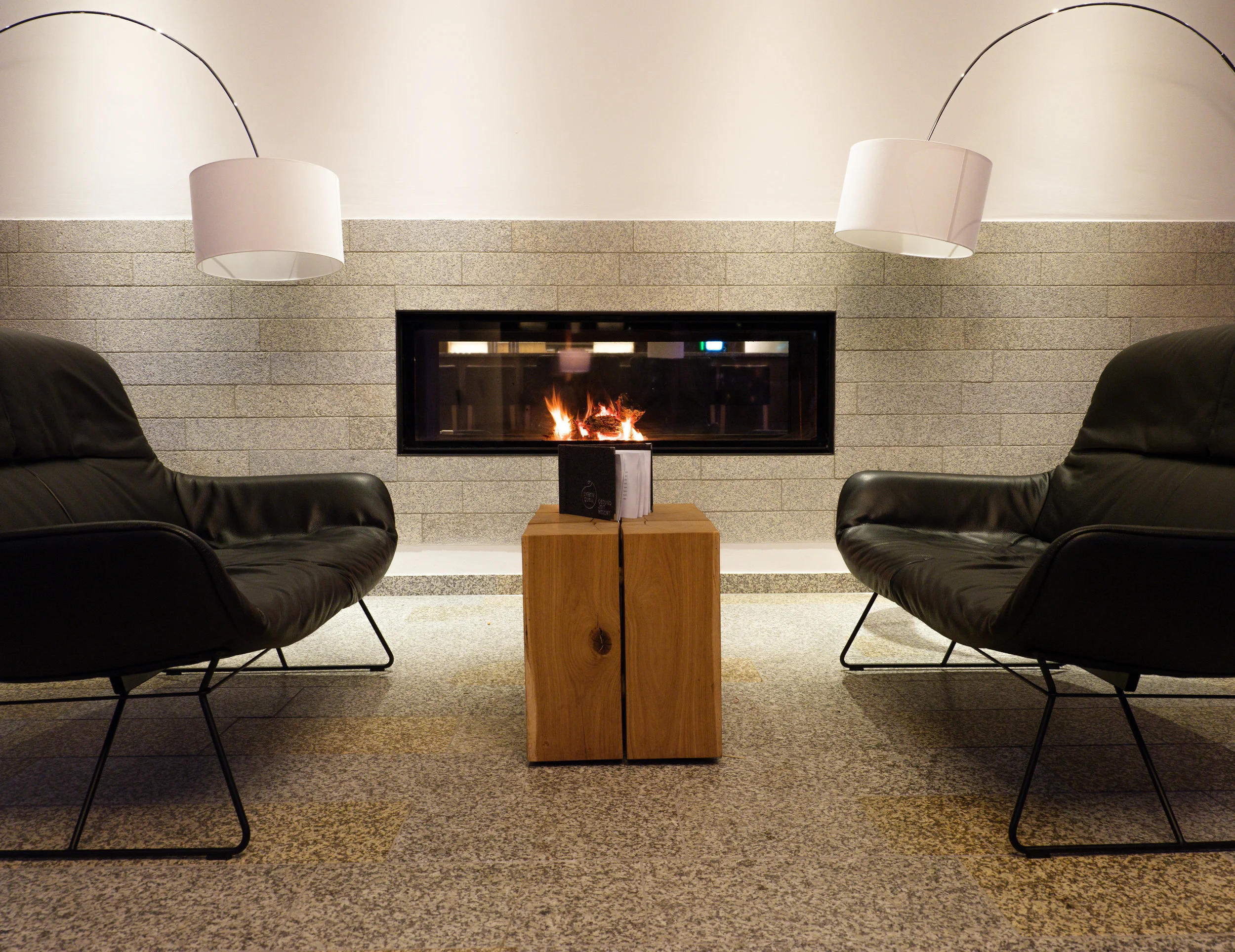 Kamin · Panorama-Lounge im Siebenquell