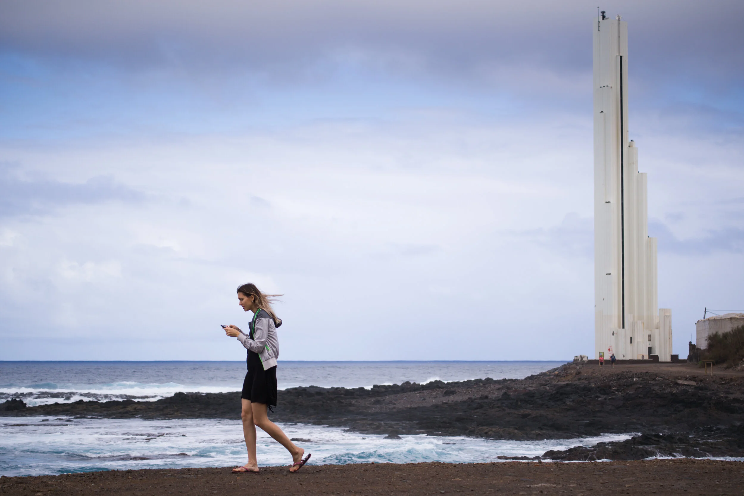 Woman, Faro de Punta del Hidalgo · Tenerife Norte (Copy)
