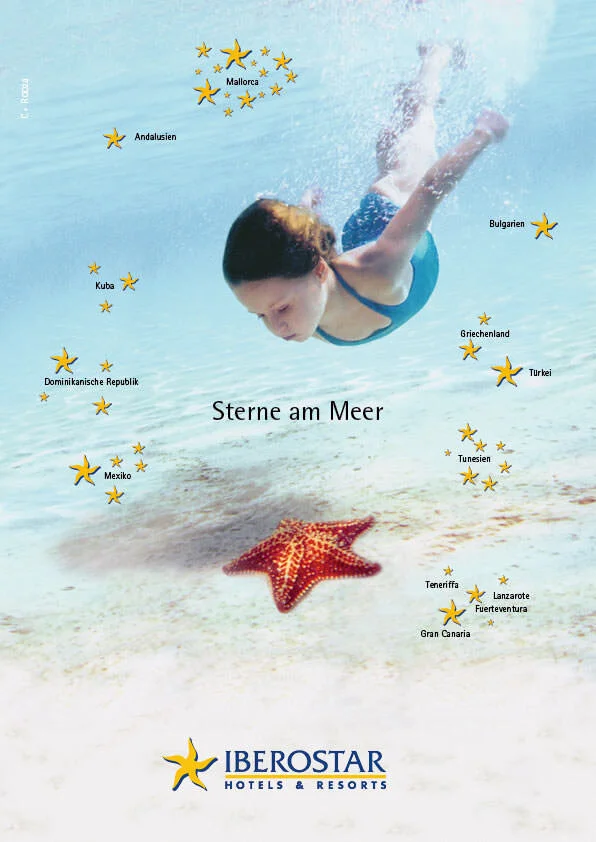 Anzeigenkampagne Imagemotive Print · Starfish · Iberostar Hotels & Resorts (Copy)
