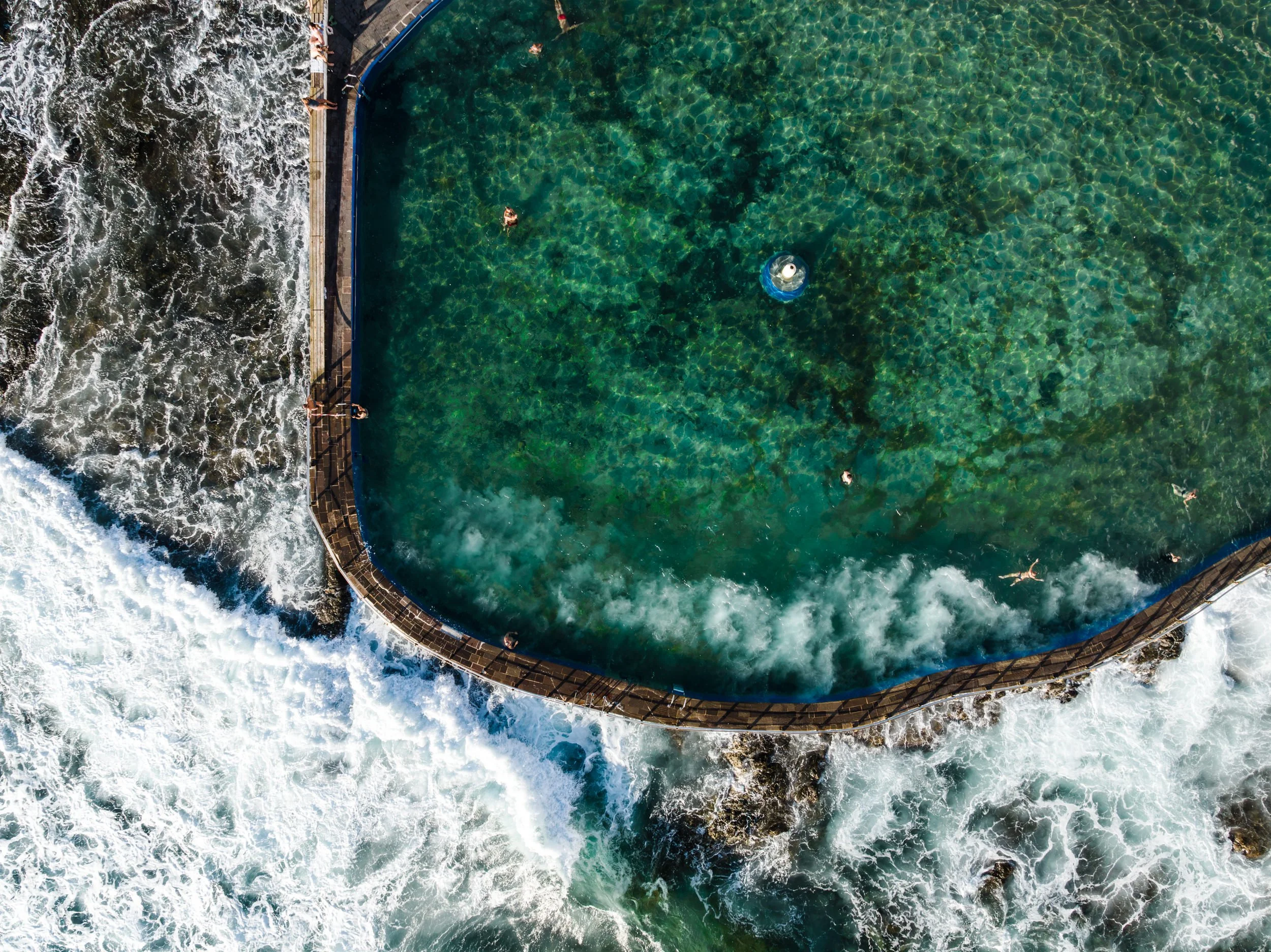Aerial Piscina Natural · Océano Health Spa Hotel Tenerife (Copy)