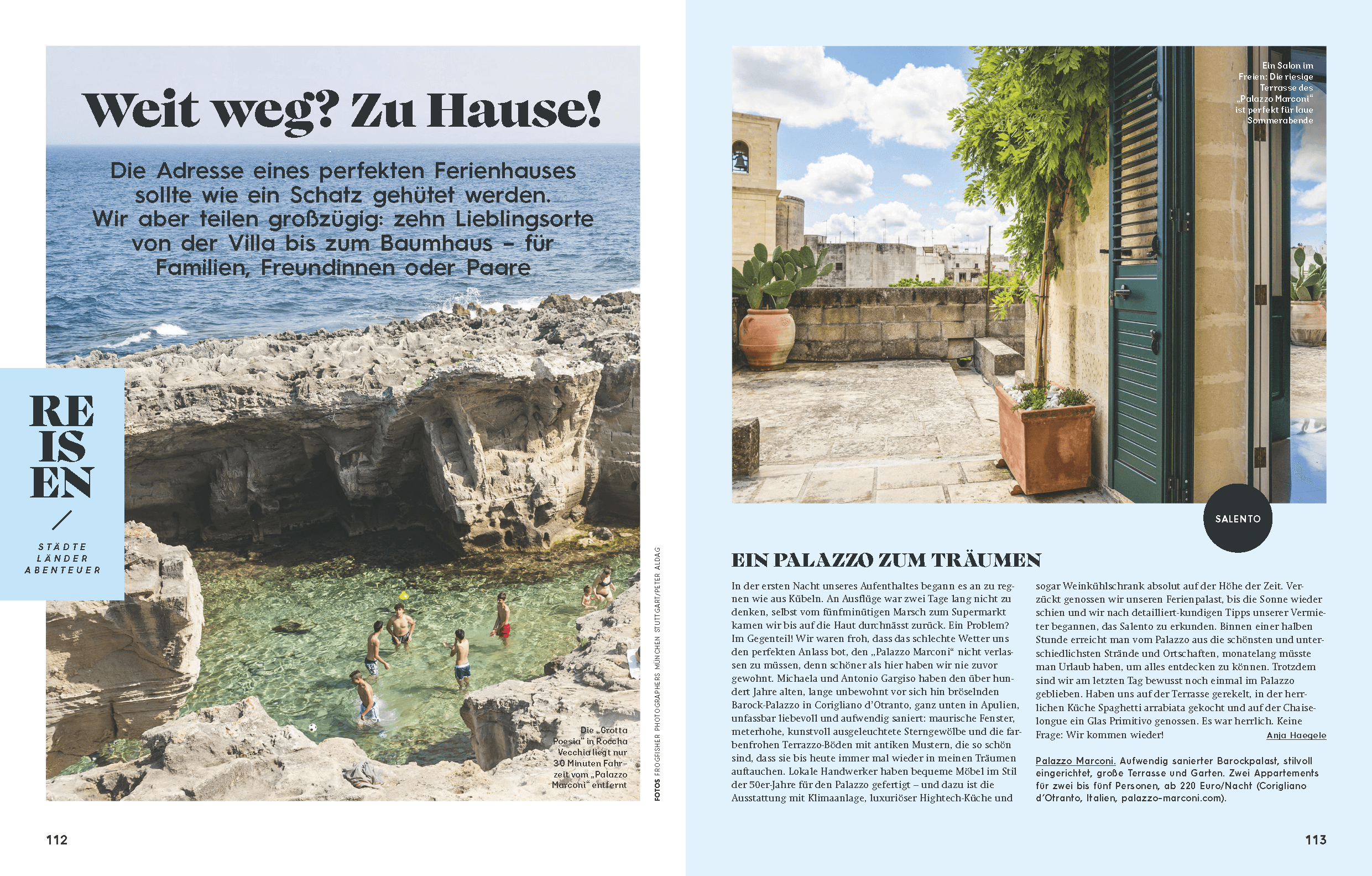 Palazzo Marconi in Brigitte - Ferienhaus · Fotos Frogfisher Photographers