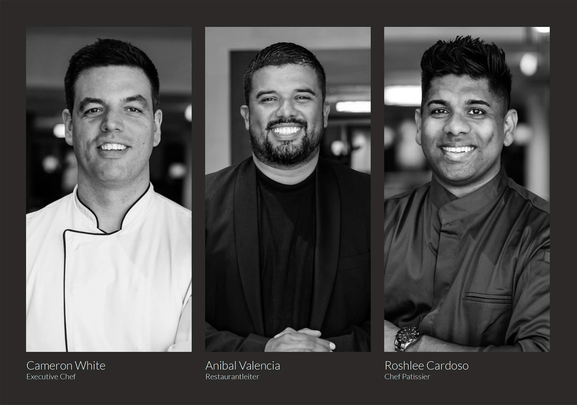 Conrad Hotel Hamburg. Portraits Chefs im BUNTE Flyer Full Kitchen Party