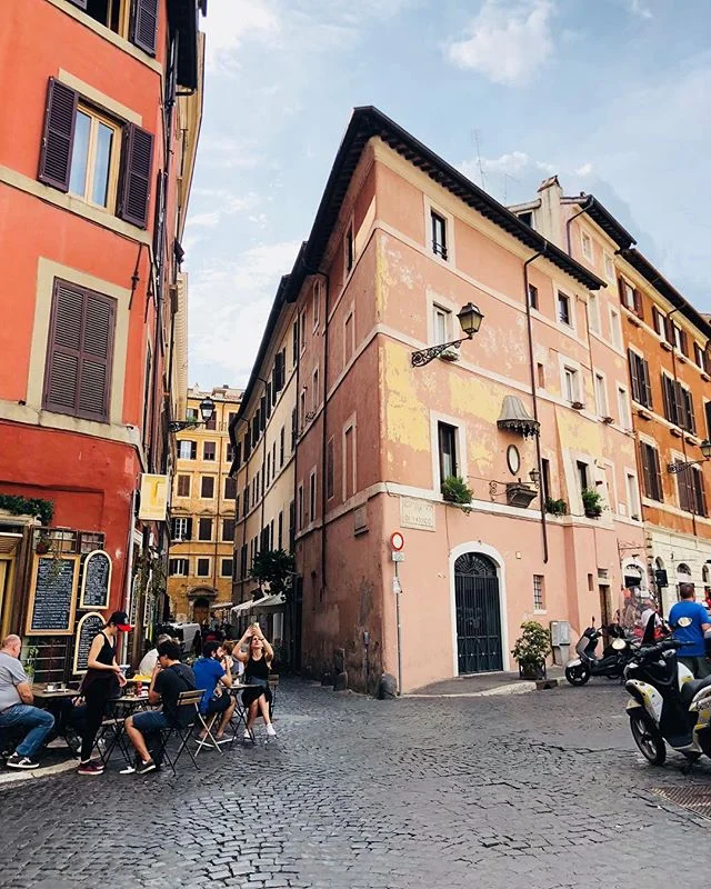 Perfect corner for Aperol Spritzing.