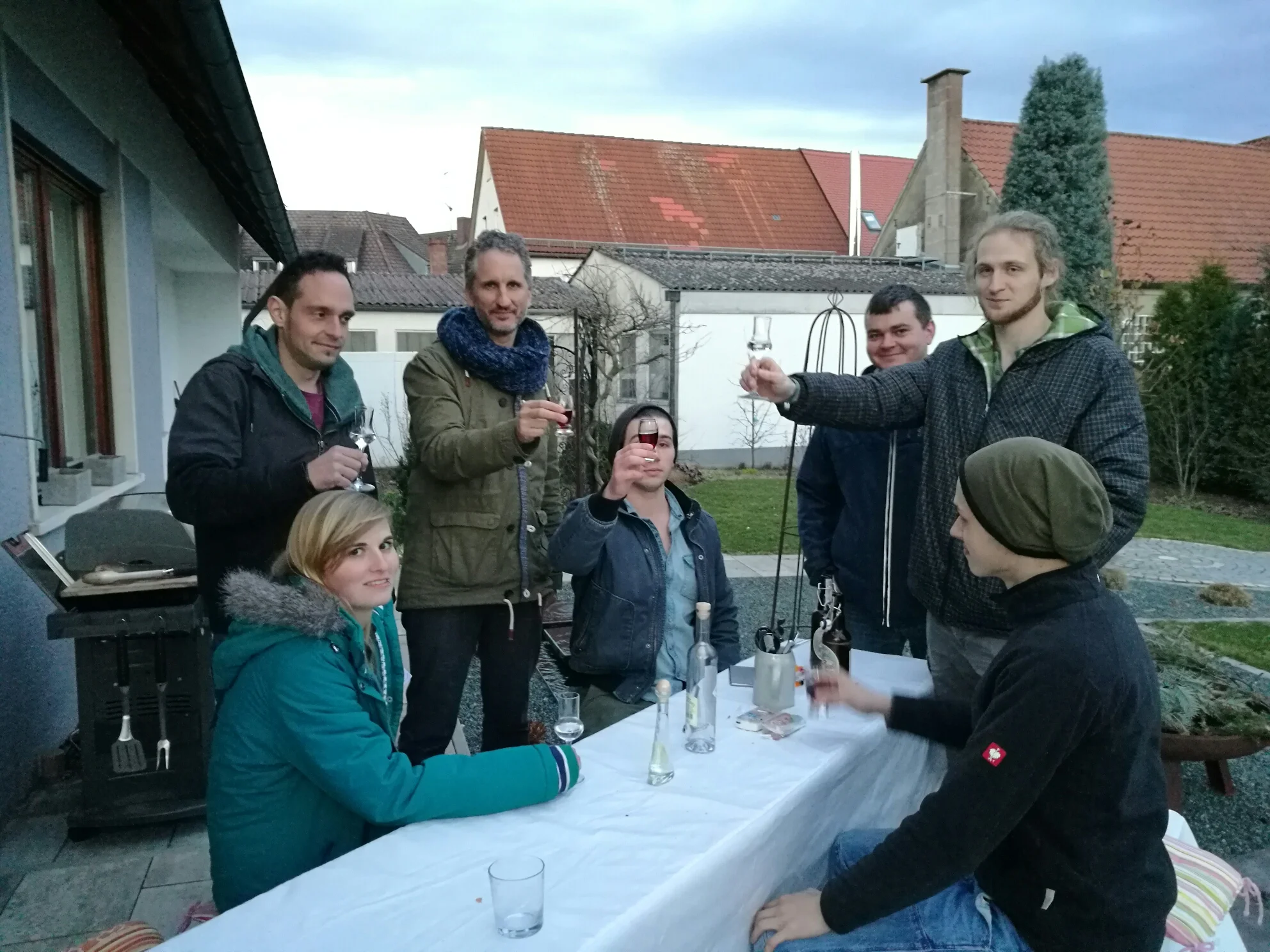 Sarah Kohler, Martin Hummel, Stephan Achhammer, Elias Achhammer, Bogdan Voitiuk, Felix Chrupala und Fabian Reger. (von links nach rechts)