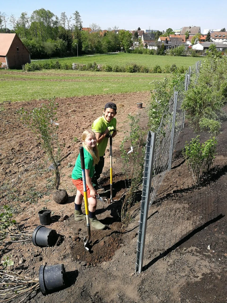 Unser Auszubildender mit unserer "Girls Day"-Teilnehmerin