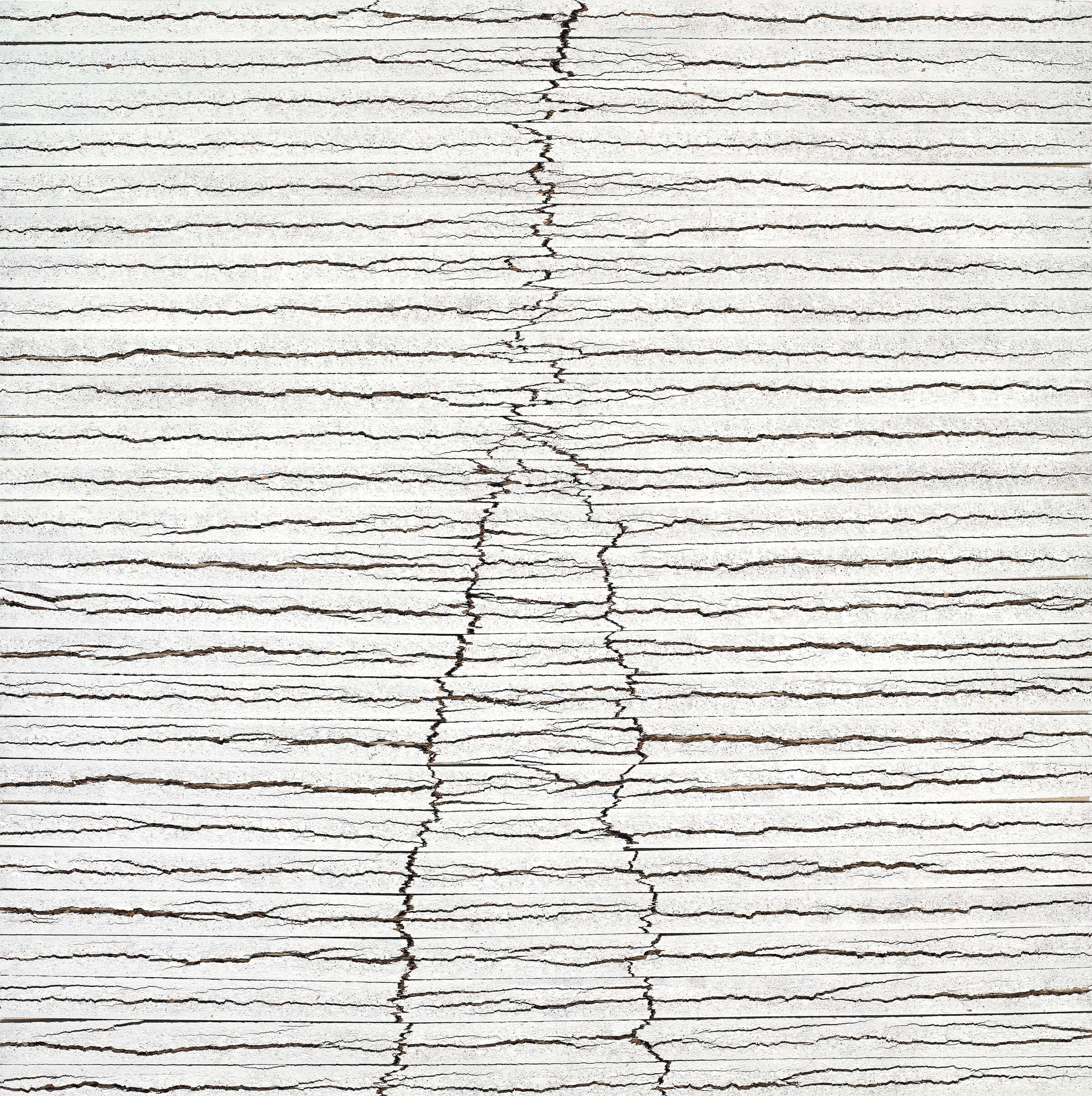  RIVER ICE CRACKS 75 x 75 cm — 2013 — Privatbesitz 