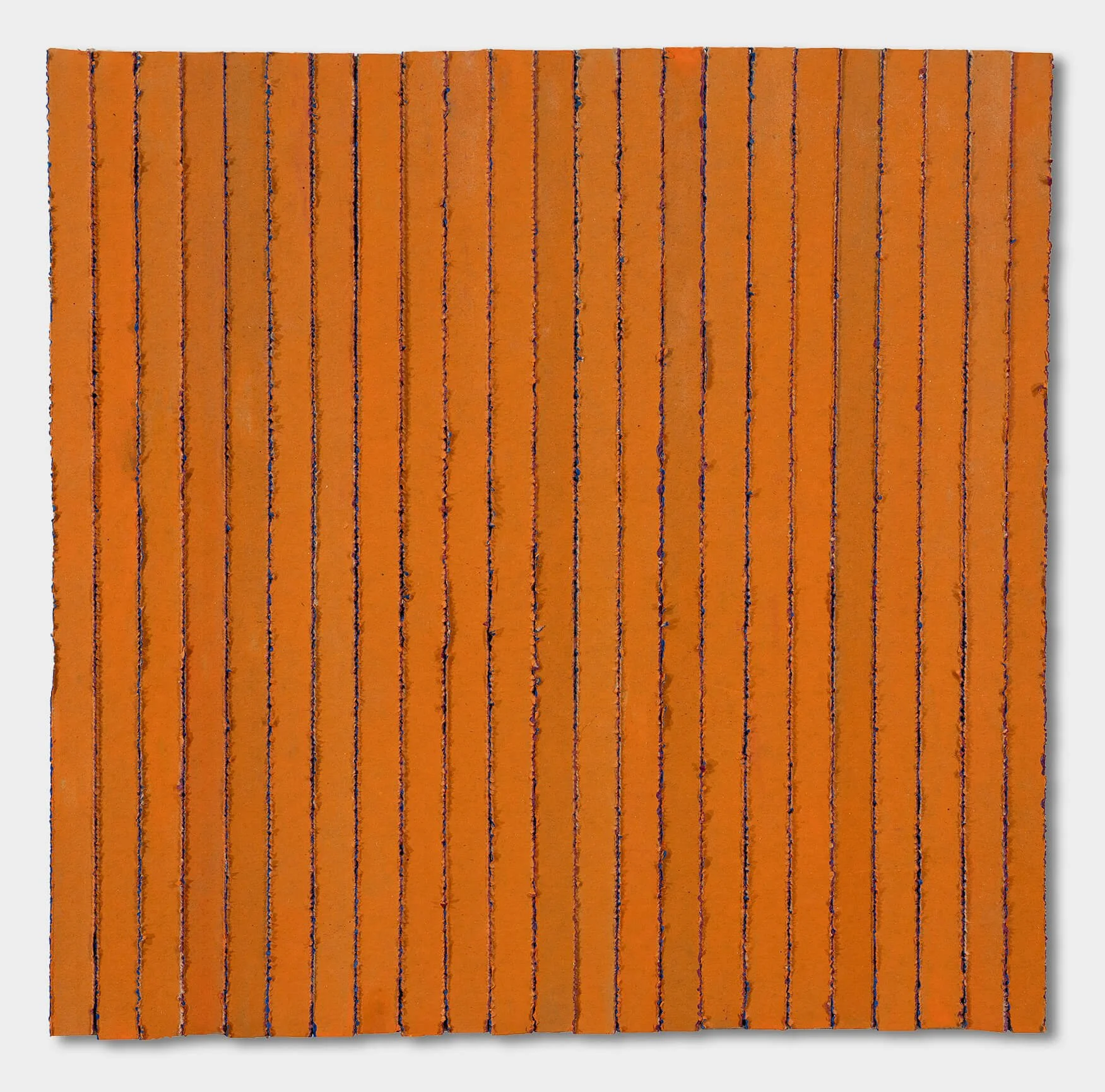 MÄUSEZÄHNCHEN AUF OKER 50 x 50 cm — 2025 Acryl auf geschnittene Kartonspalten