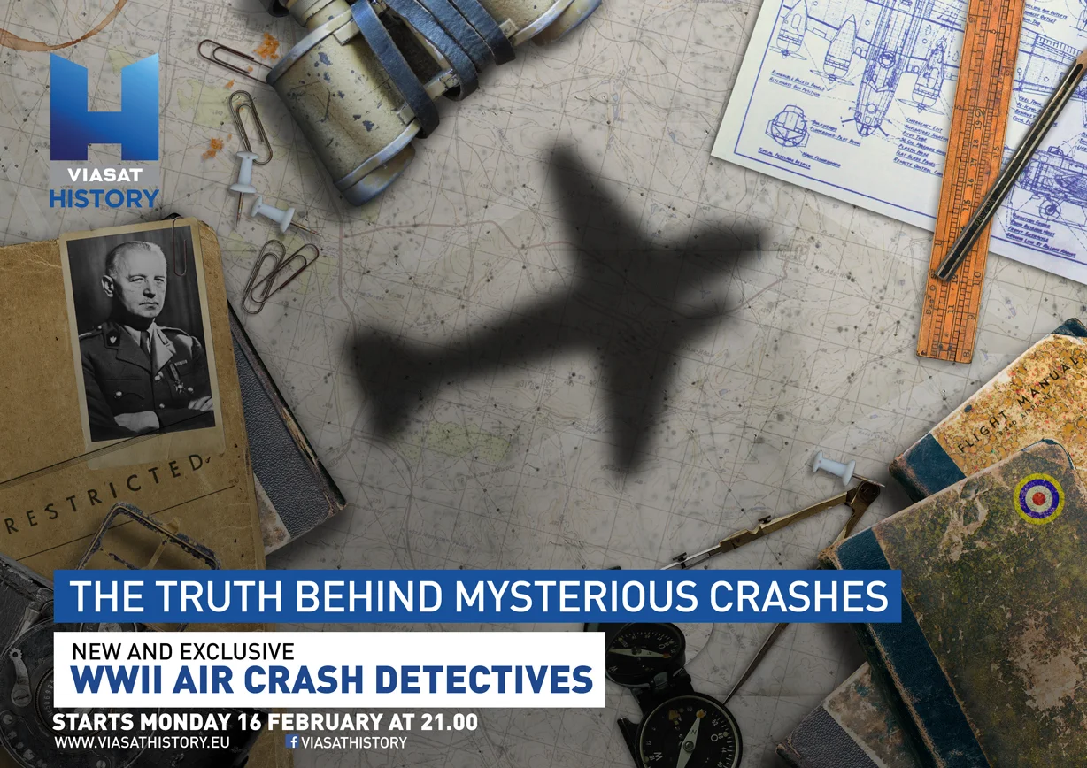  Programme poster for WW2 Air Crash Detectives on Viasat History    