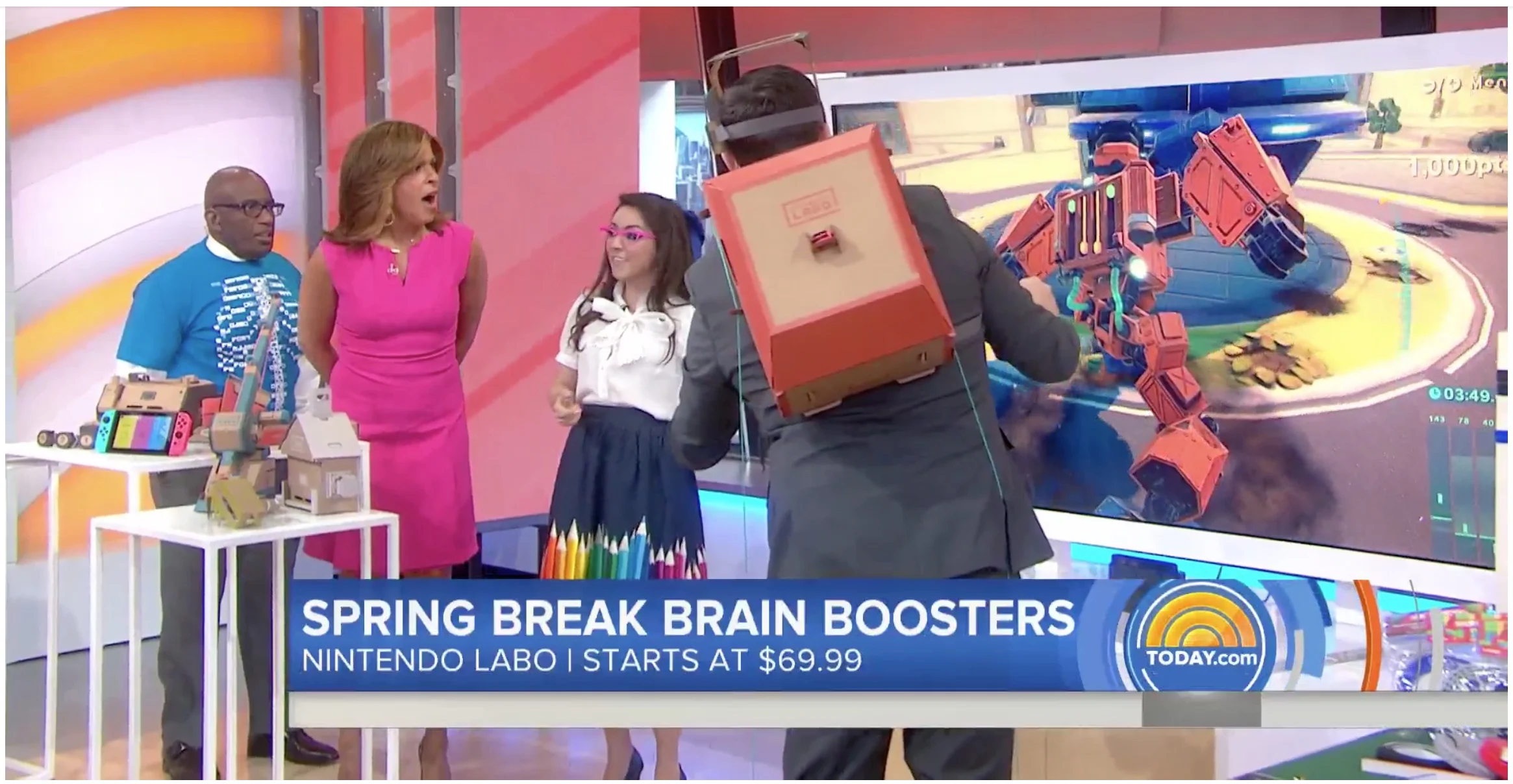 Katie Linendoll at the TODAY Show : Spring Break Brain Boosters