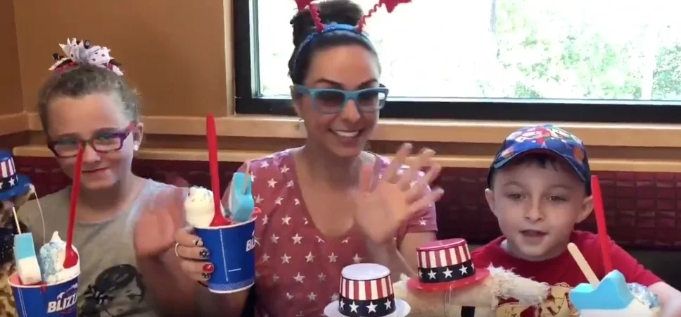@KatieLinendoll: May your day be full of treats! We celebrated with a #StarSpangledBlizzard @DairyQueen πΊπΈπ¦β¨π€©