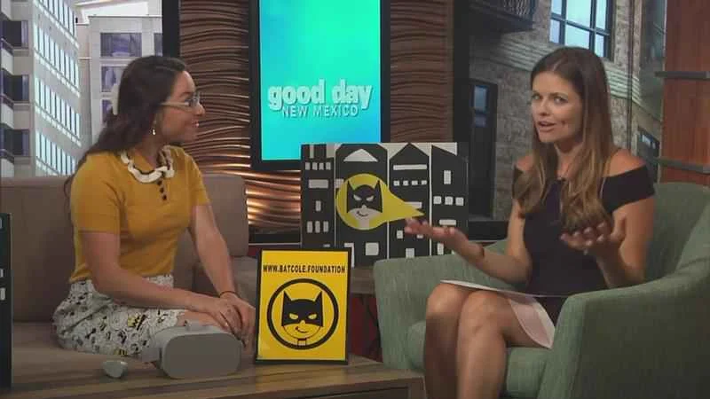 Katie on Good Day New Mexico : Chatting Batcole Foundation