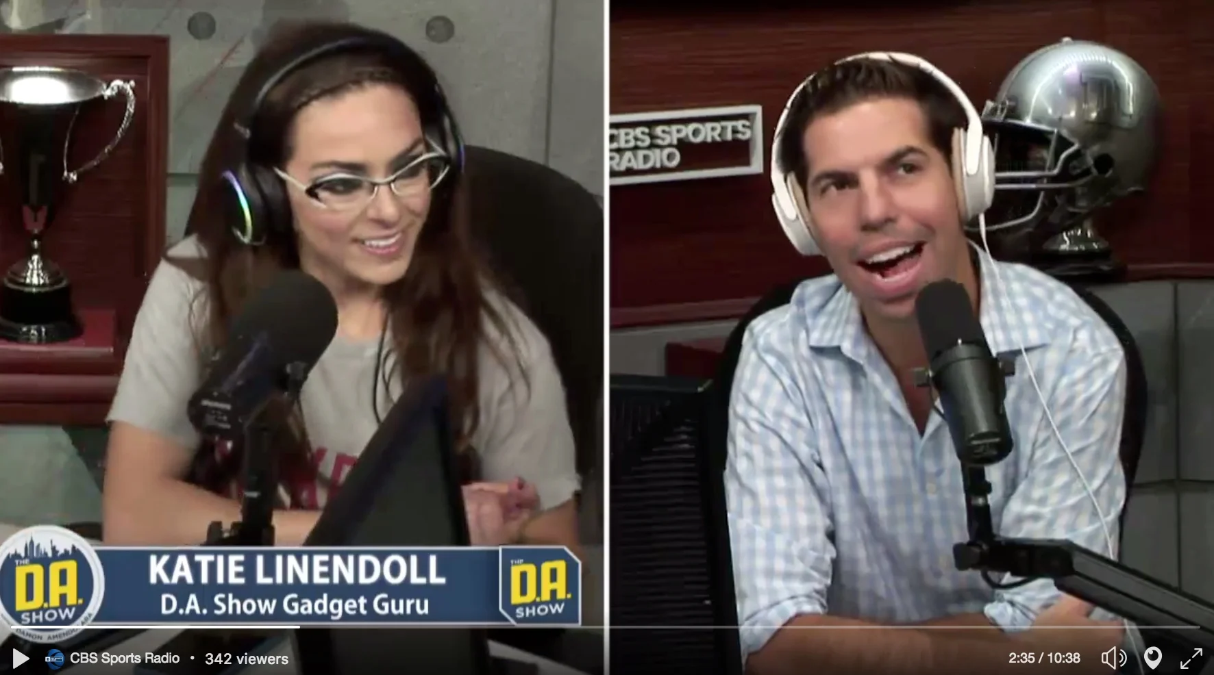 Katie Live on The DA Show // CBS Sports Radio