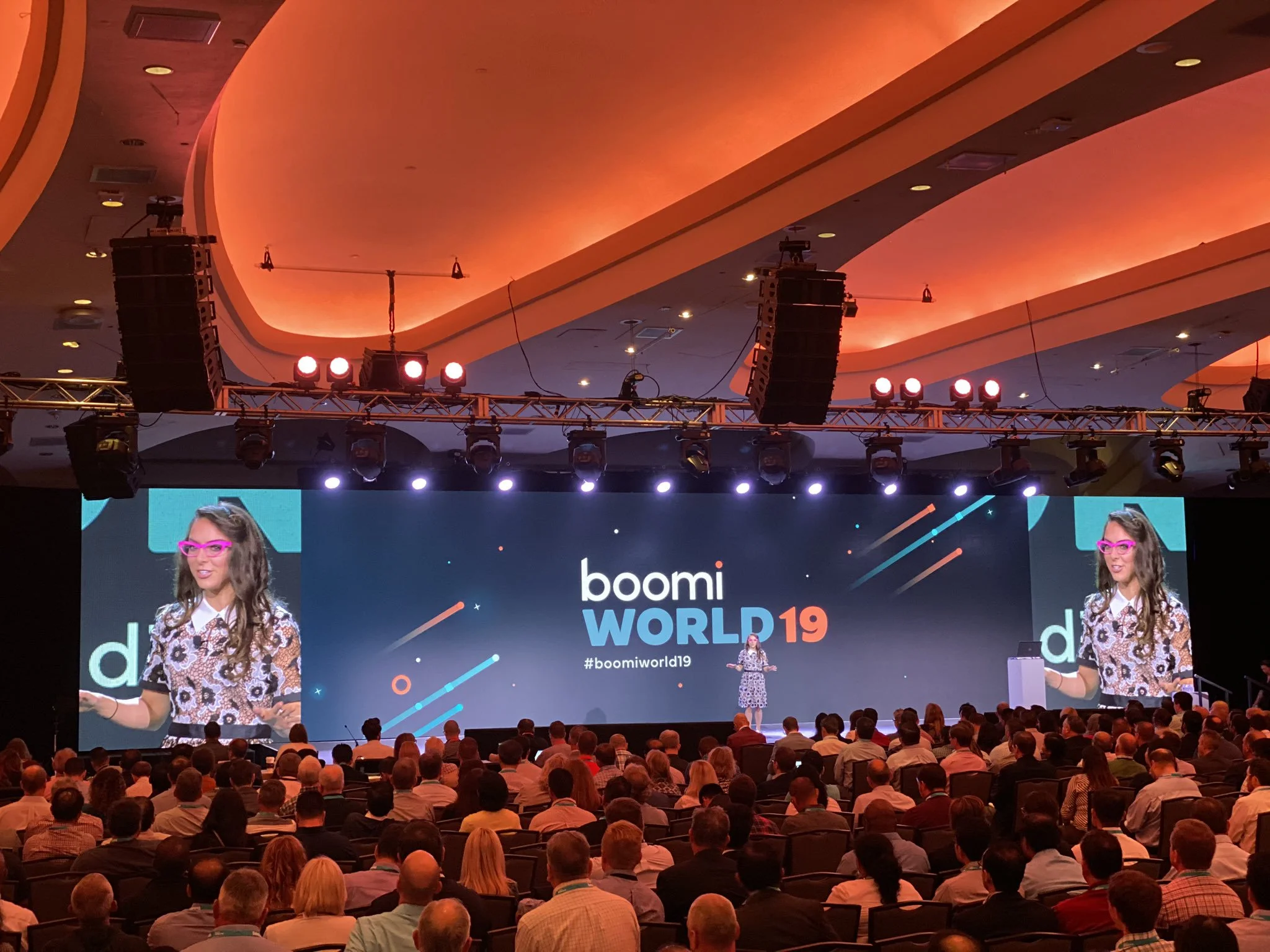 Katie Linendoll Hosts Boomi World 2019