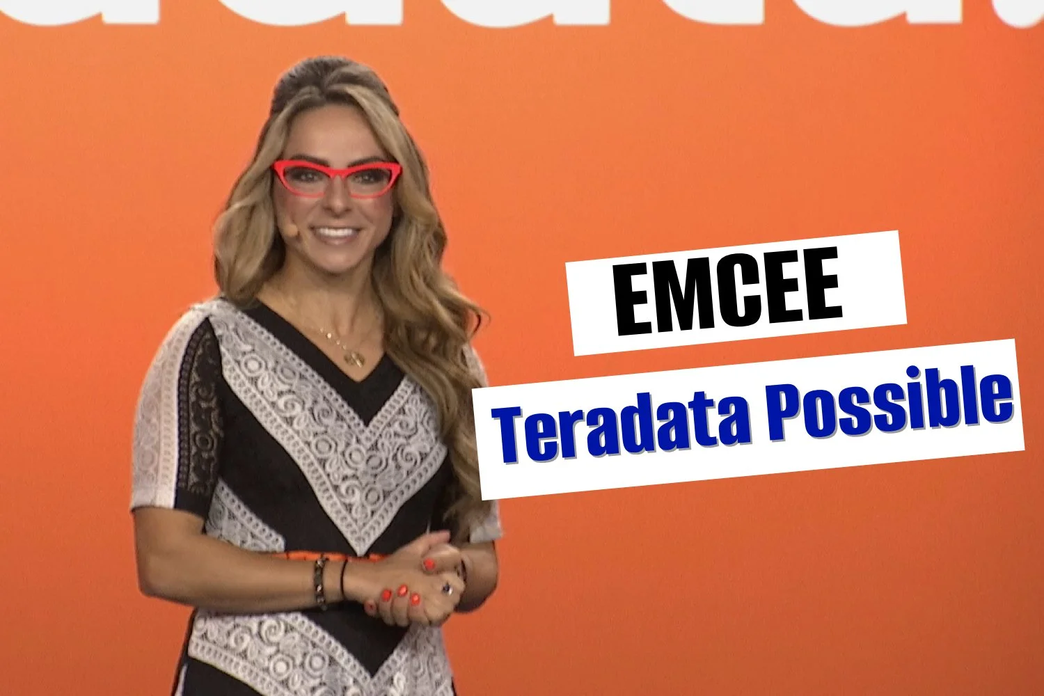 Emceeing Teradata Possible 2025 in Los Angeles