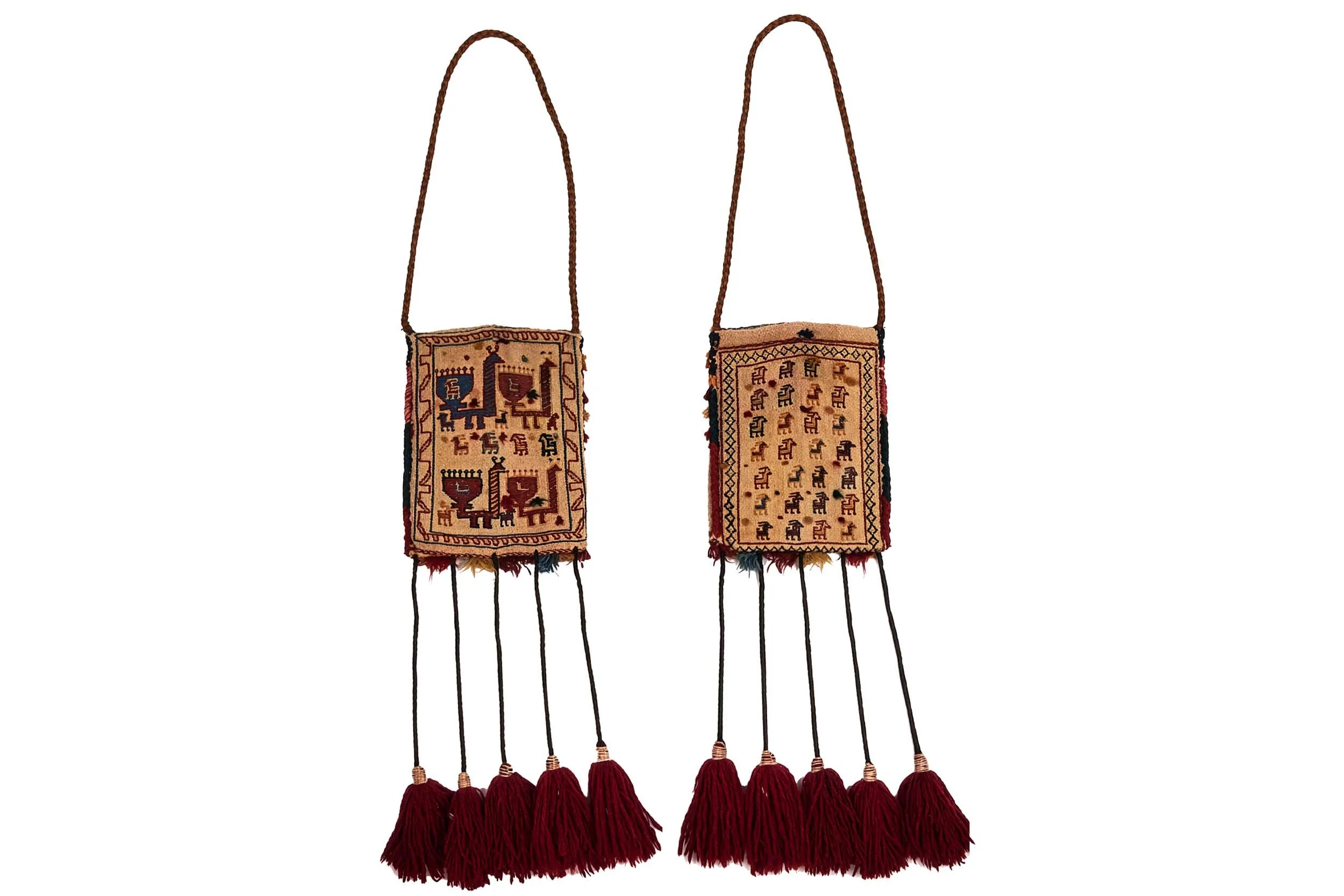 Qashqa'i Chanteh, Southern Persia (front & back) 0.35 x 0.30 m  •  $550  •  ID: TRA895