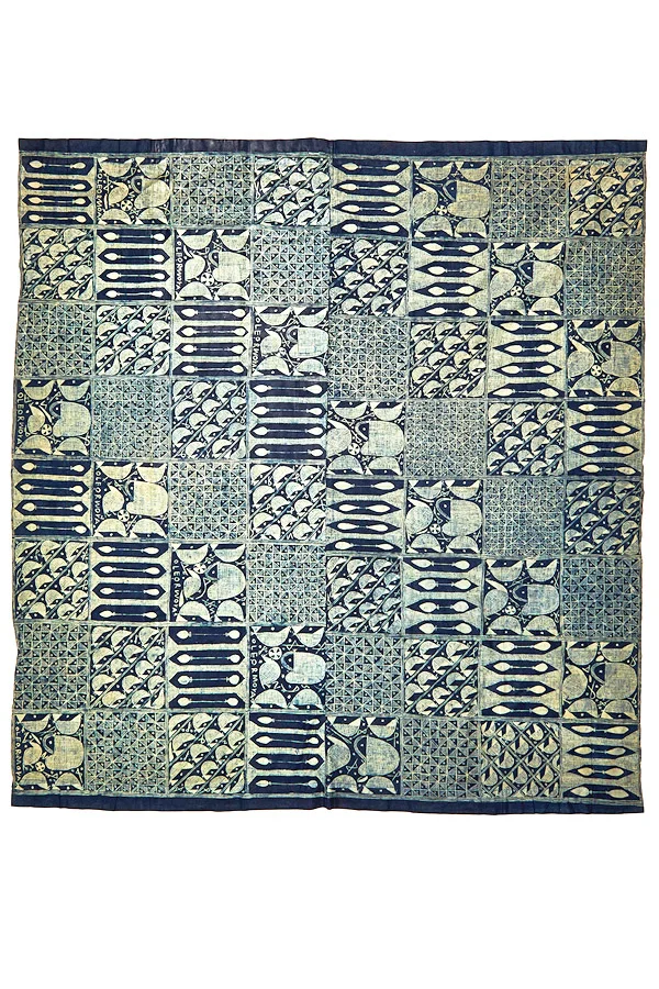Yoruba 'Adire Eleko' Cloth