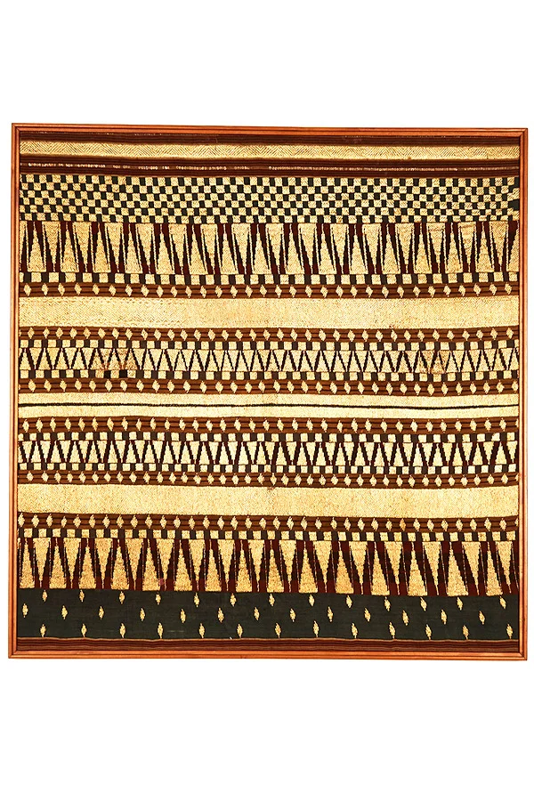Framed Indonesian Textile