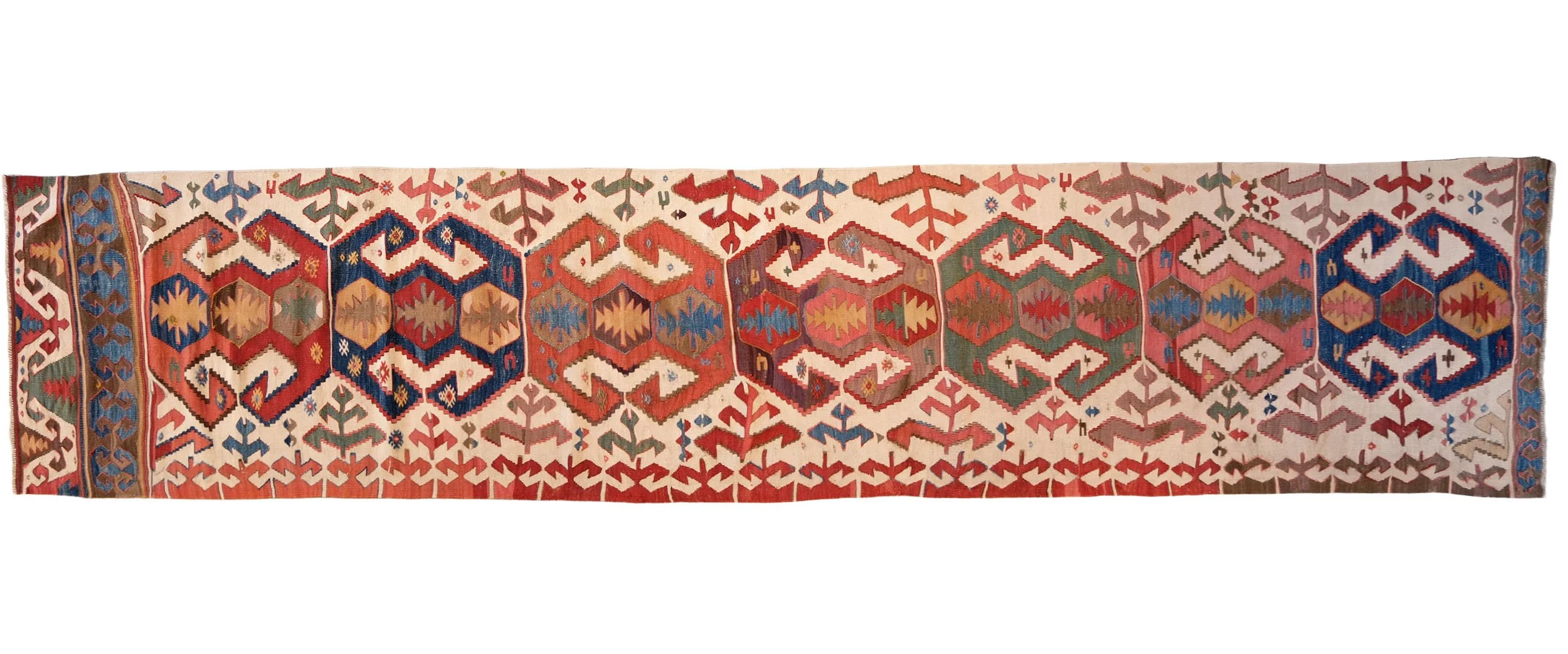 Anatolian Kilim, circa 1870 3.68 x 0.79 m  •  $2200  •  ID: KIL1220