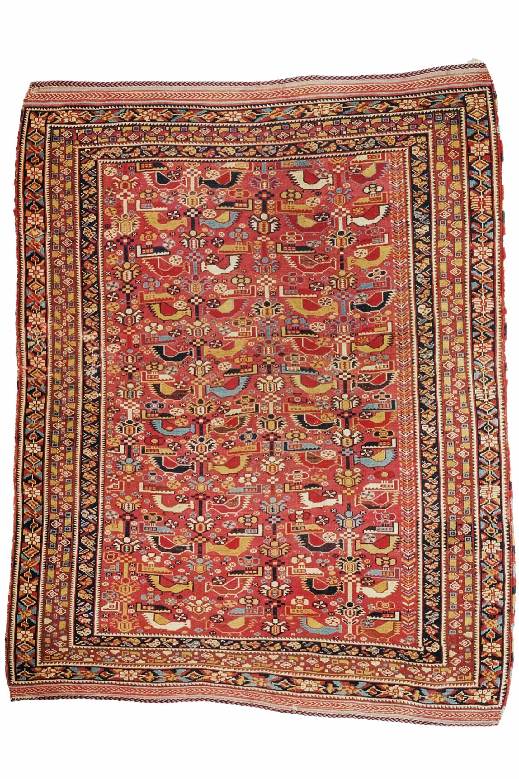 Afshar Bird Rug, Southern Persia
1.60 x 1.25 m  •  ID:AR1346