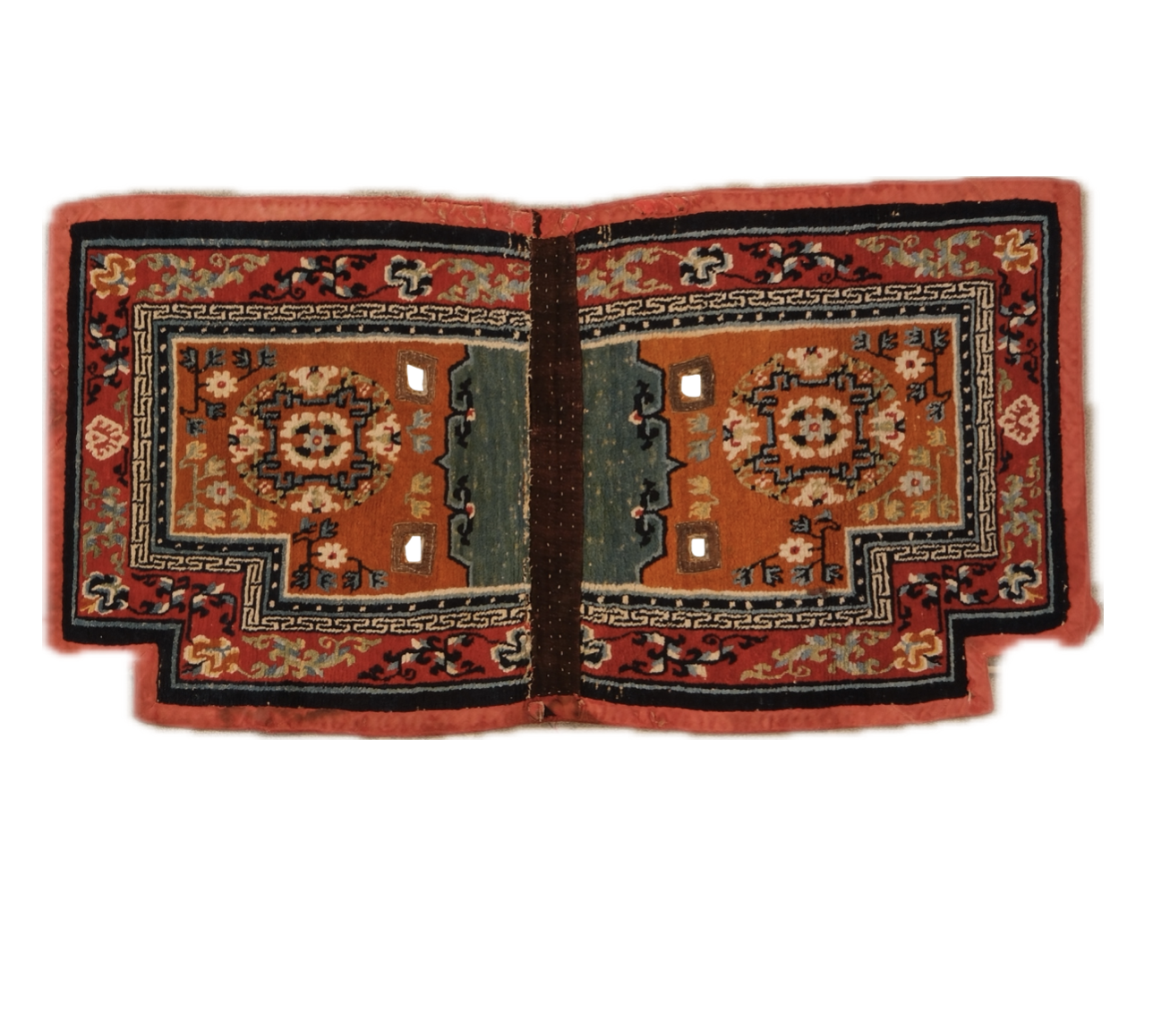 Tibetan Saddle Cover, early 20th century
1.29 x 0.65 m • $1800 • ID: TRA6013