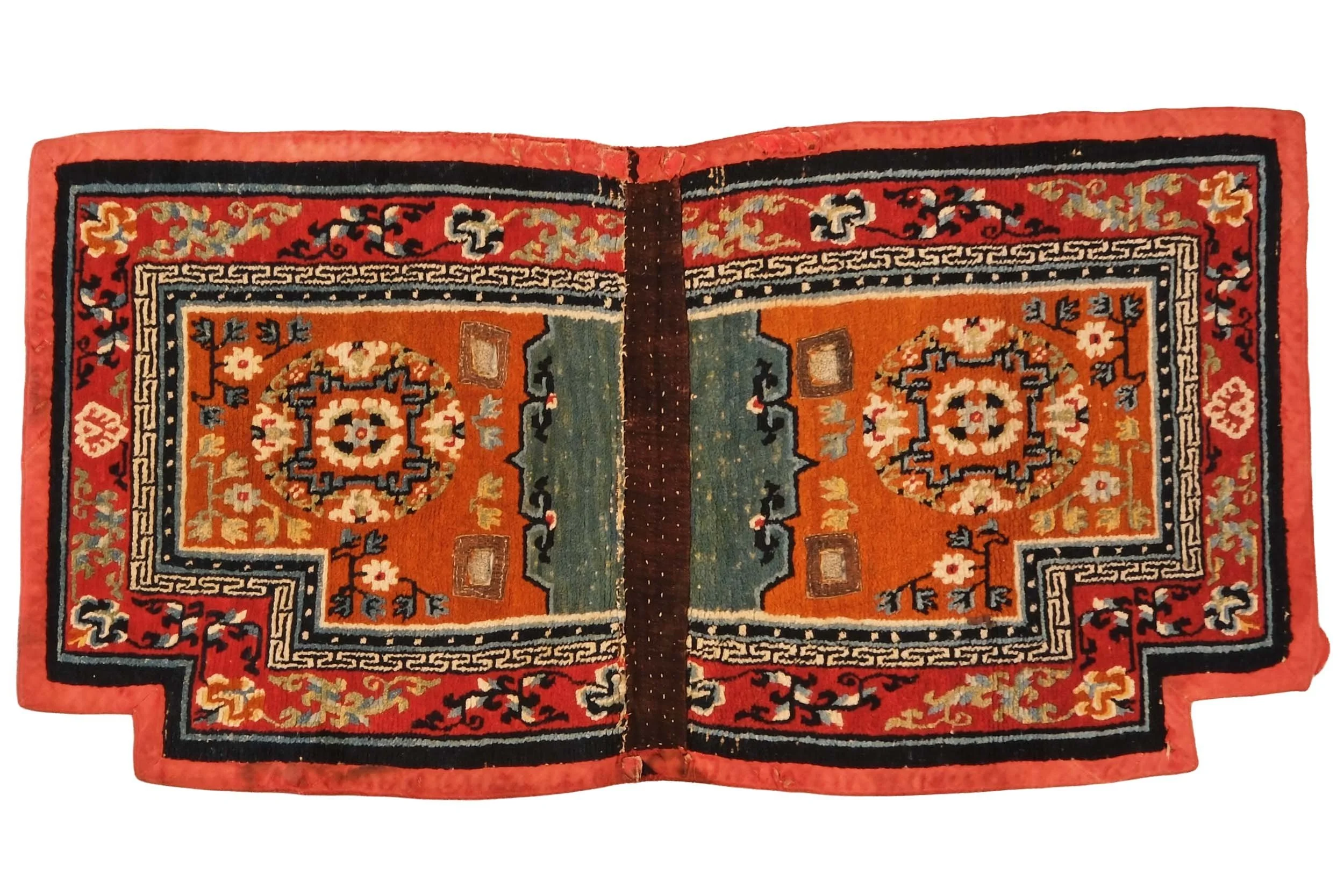 Tibetan Saddle Cover, early 20th Century
1.29 x 0.65 m  •  $1800  •  ID: TRA6013