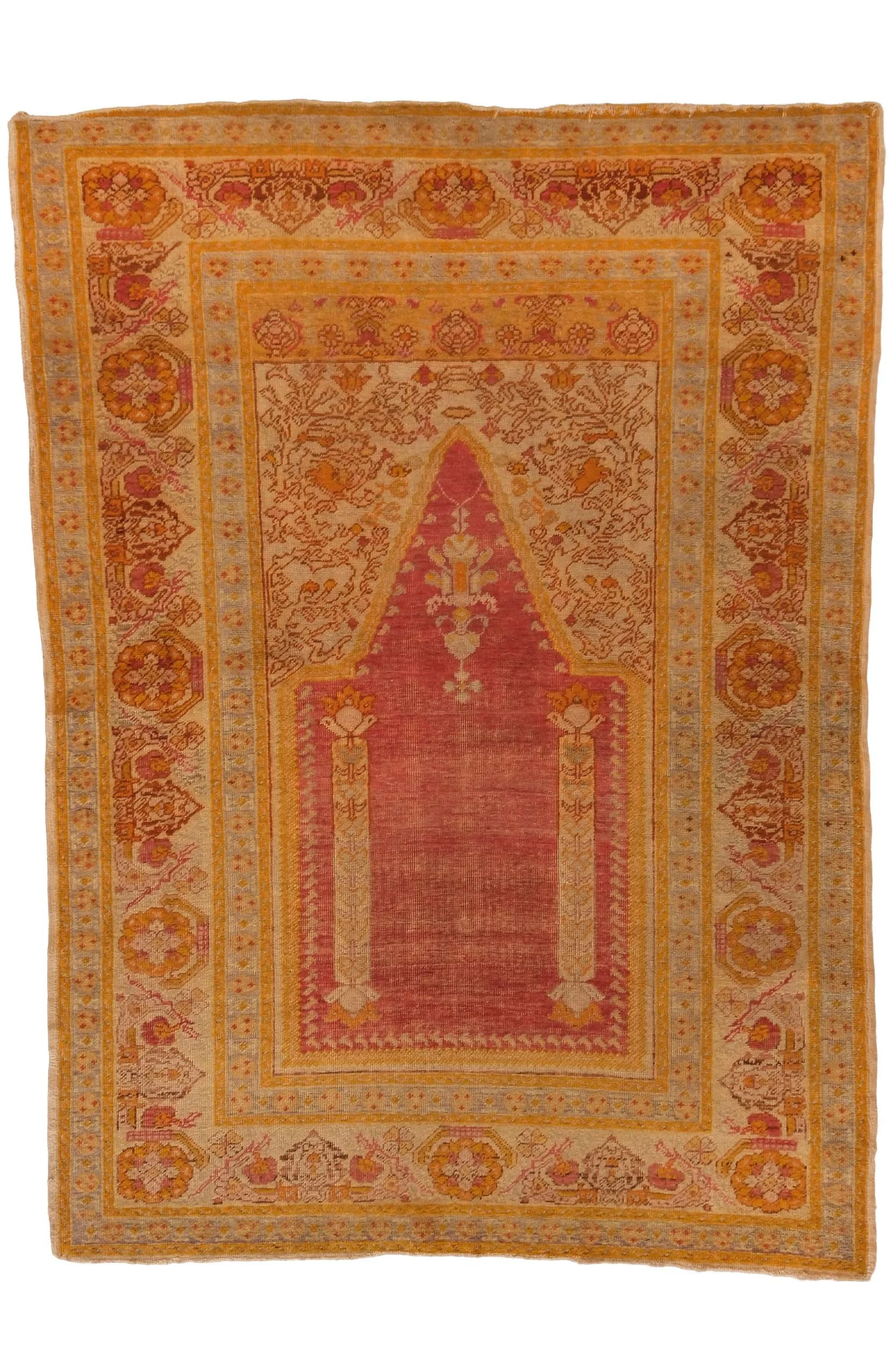 Turkish Prayer Rug, 1.63 x 1.16 m  •  $1,800