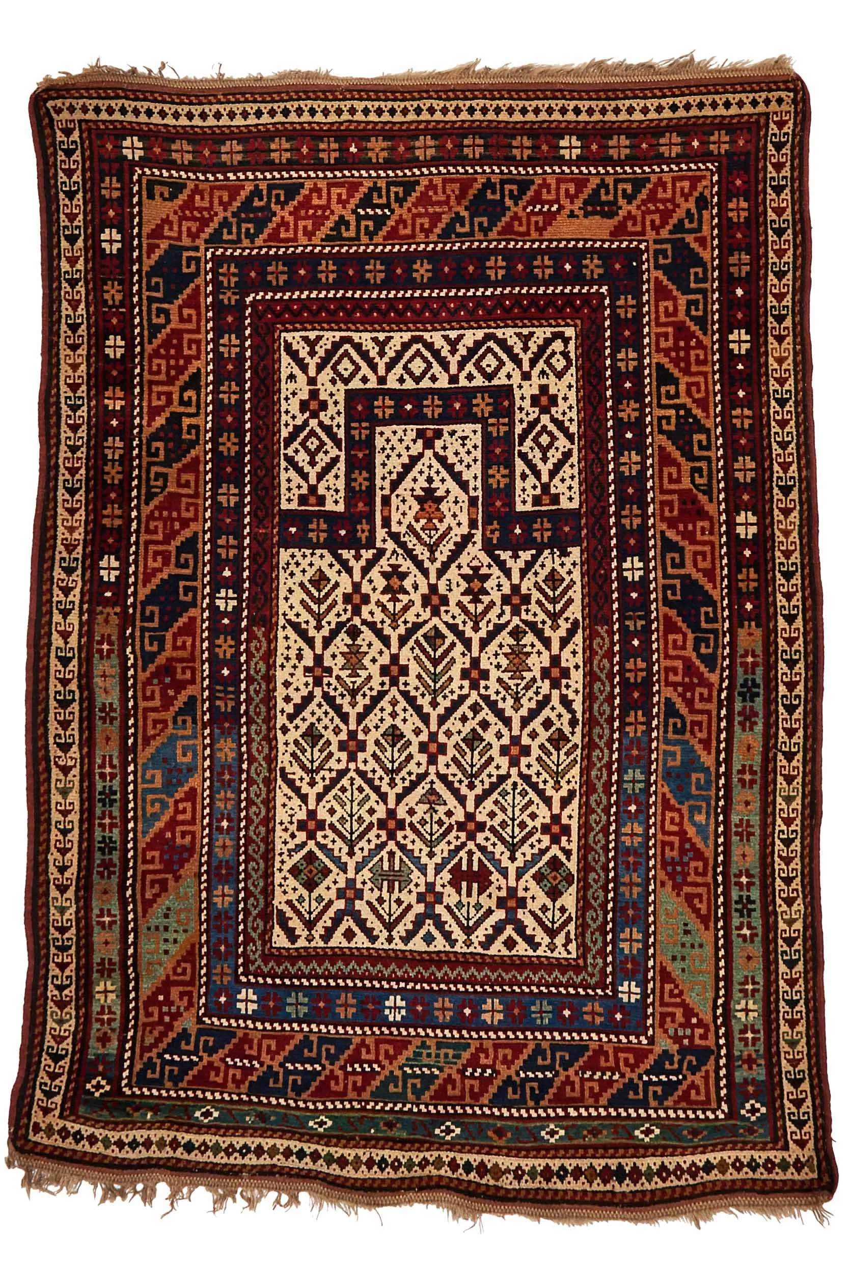 Daghestan Prayer Rug, Caucasian, Mid 19th Century
1.10 x 0.70 m  •  $16,500  •  ID: AR102