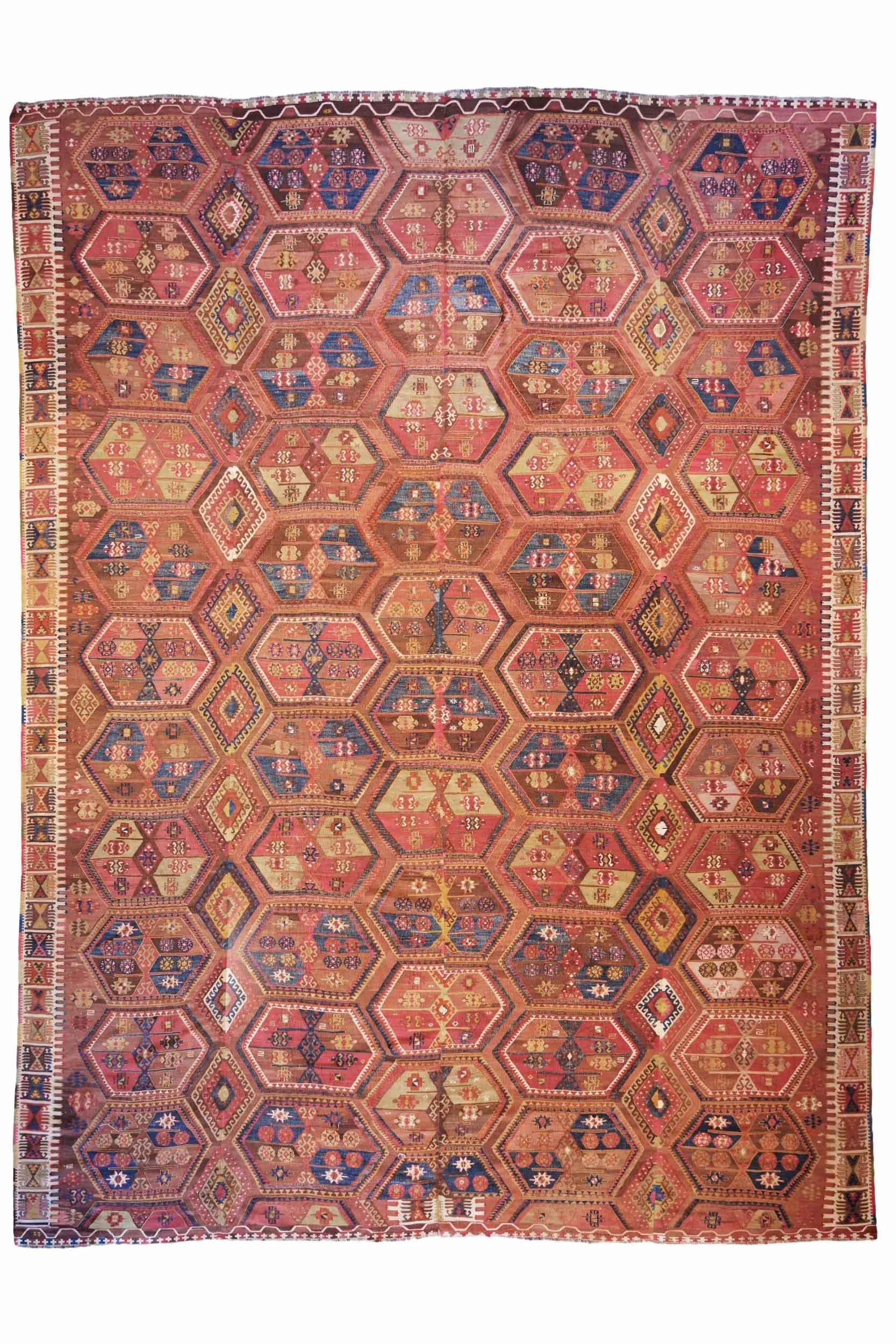Antique Turkish Kilim
4.17 x 3.30 m  •  $18,000  •  ID: KIL1027