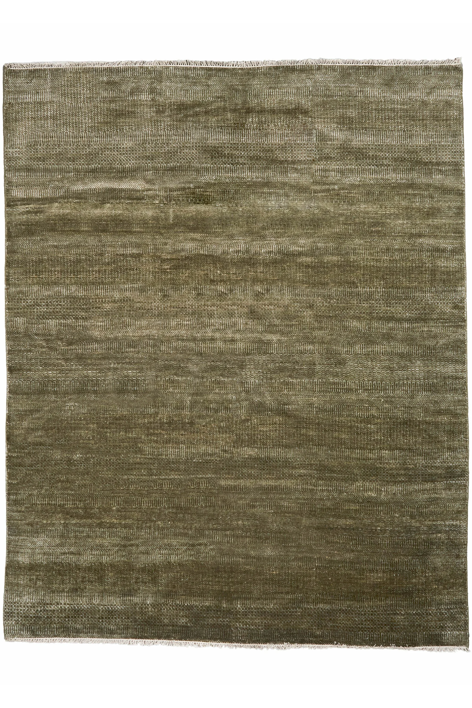 Sage Melody Carpet in Wool and Bamboo Silk, India 3.05 x 2.44 m  •  $5,060  •  ID: 1417