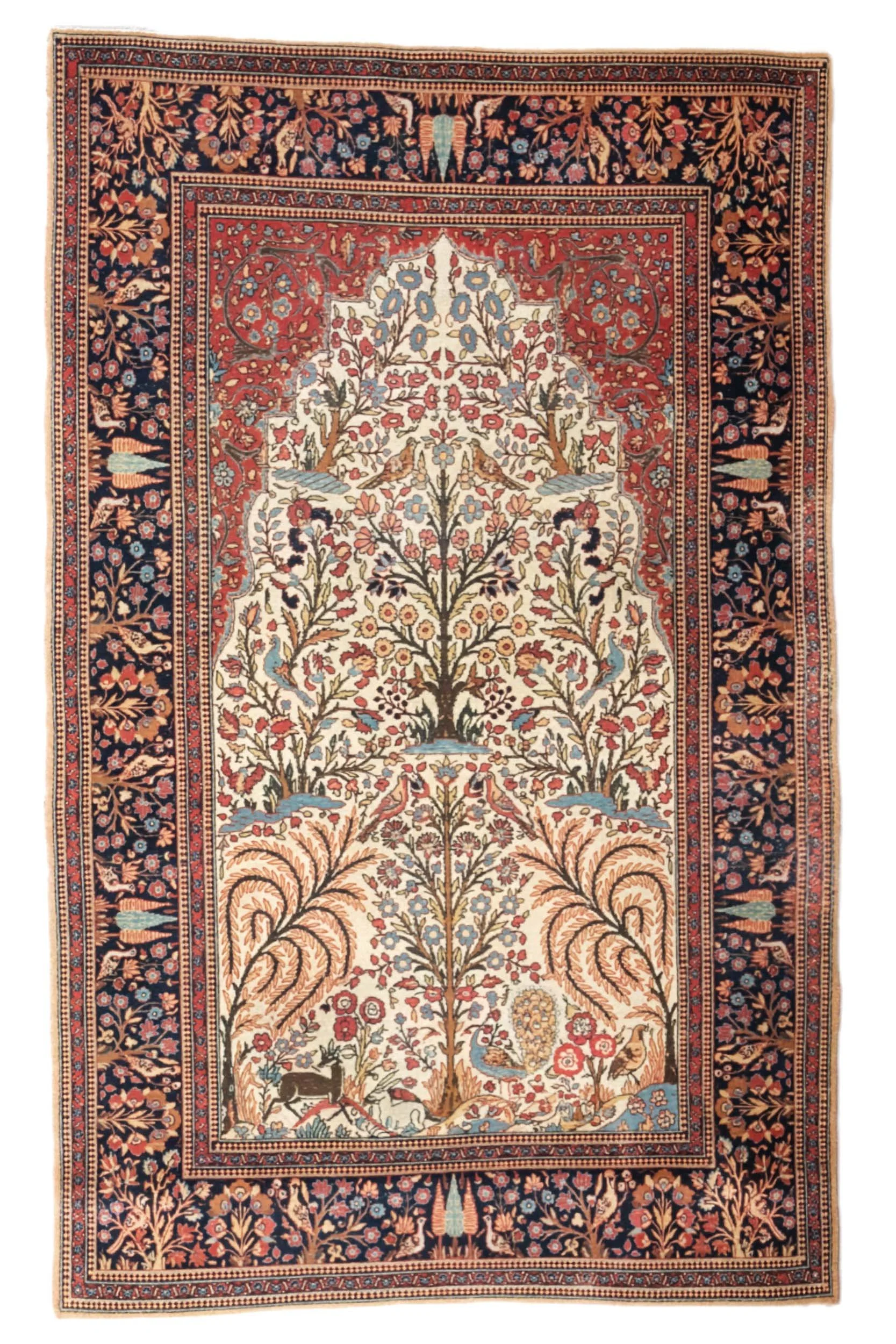 Kashan, Central Persia,
2.16 x 1.37 m  •  $3,800  •  ID:AR6038