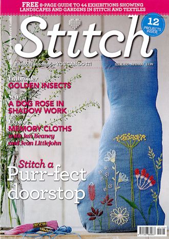Excerpt from Embroidered Home, including cover - Stitch , April/May 2016 (UK)