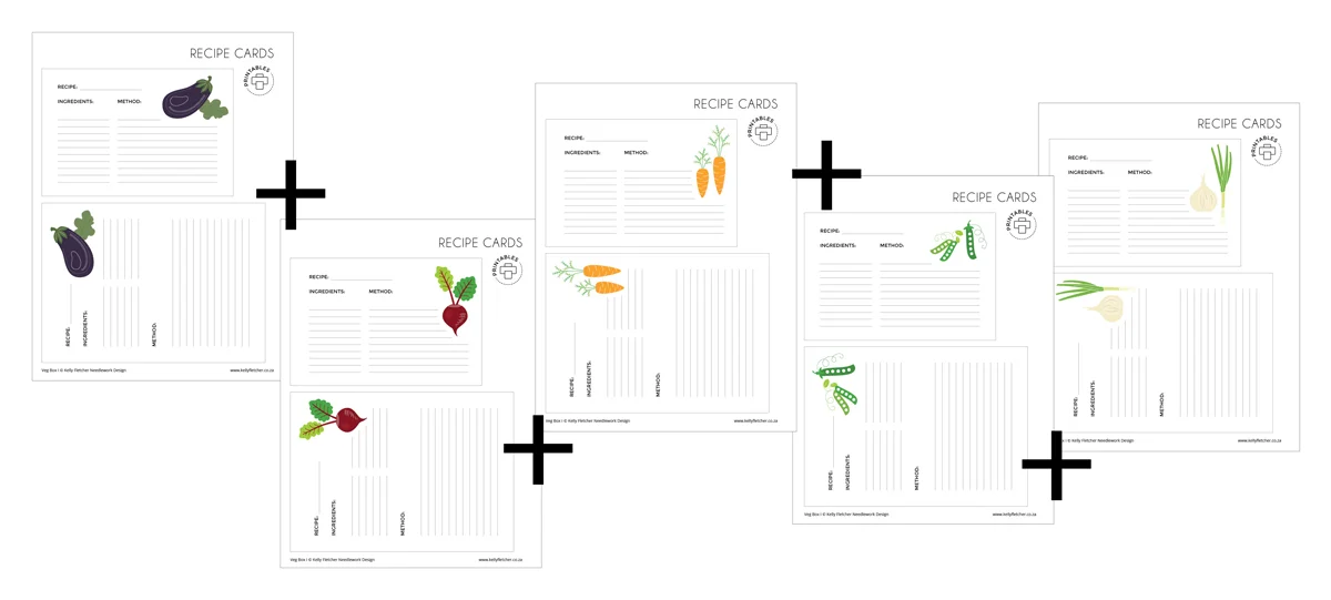 Veg Box I, a collection of embroidered vegetables — Kelly Fletcher