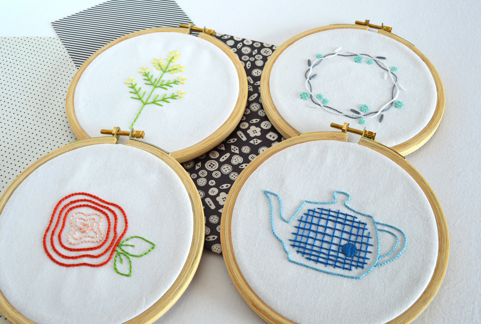 Embroidery patterns for beginners — Kelly Fletcher Needlework Design