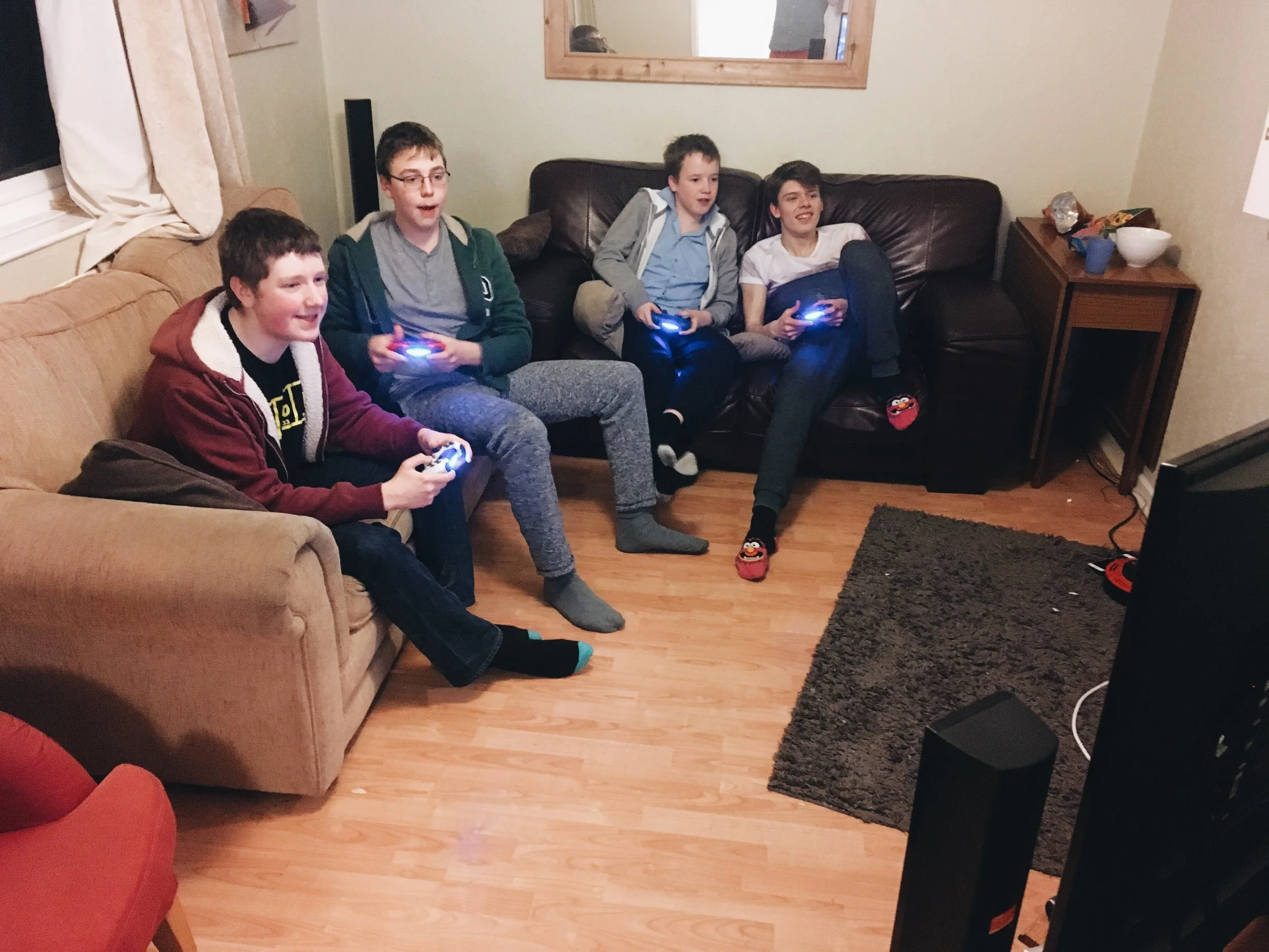 Ever played football in a car?