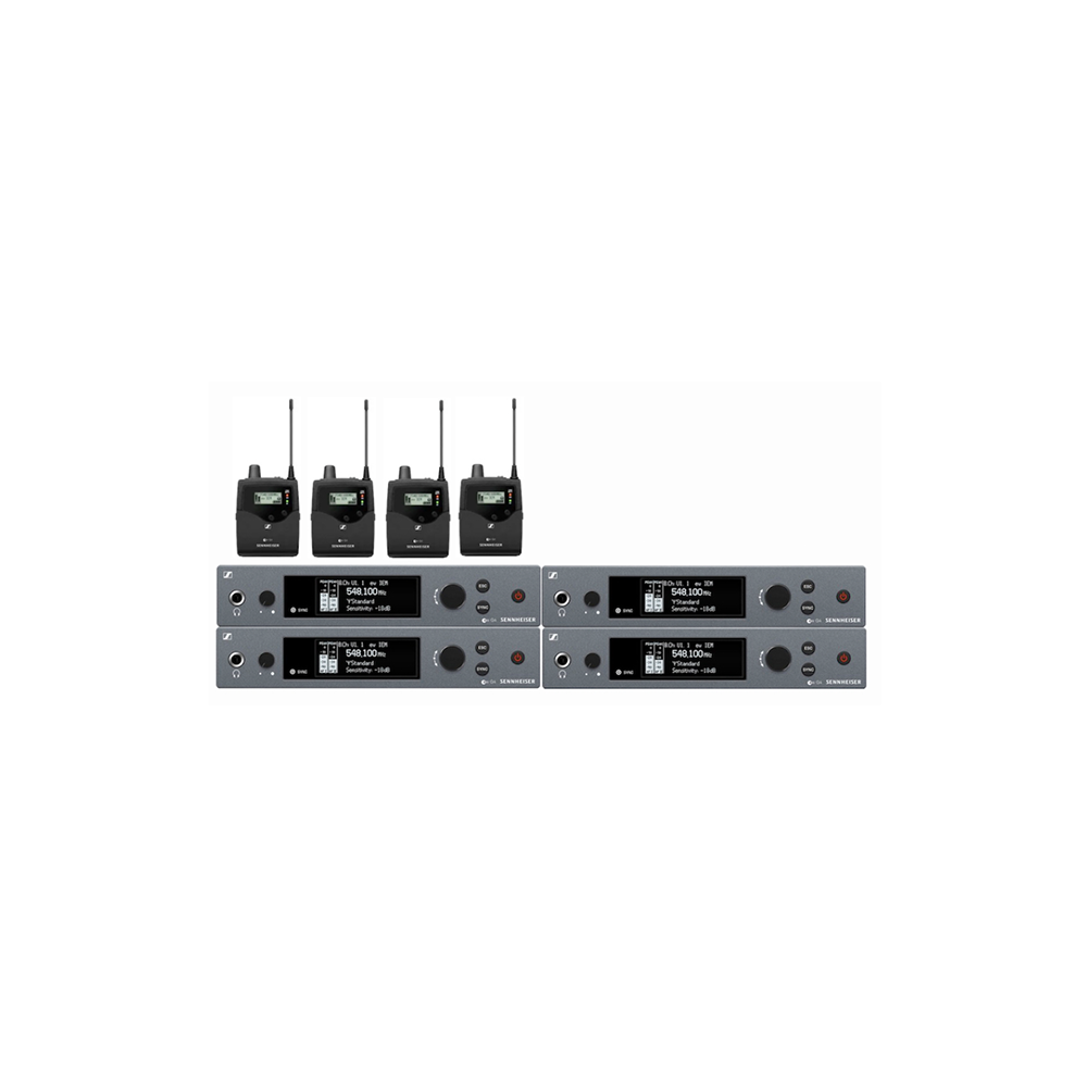 Sennheiser EW IEM G4-GB In-Ear Monitoring System Hire (4-Way)
