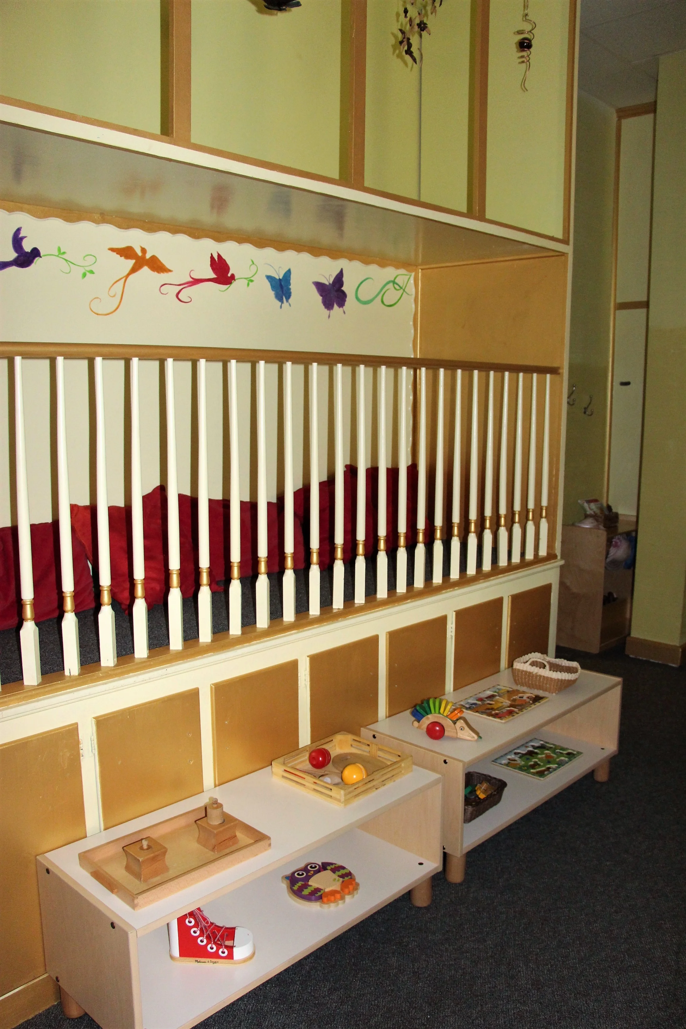   Toddler studio work cycle zone   