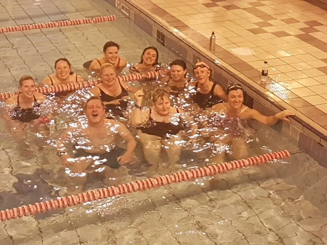 Photo: Walpole Bay Swimmers take on the Swimathon