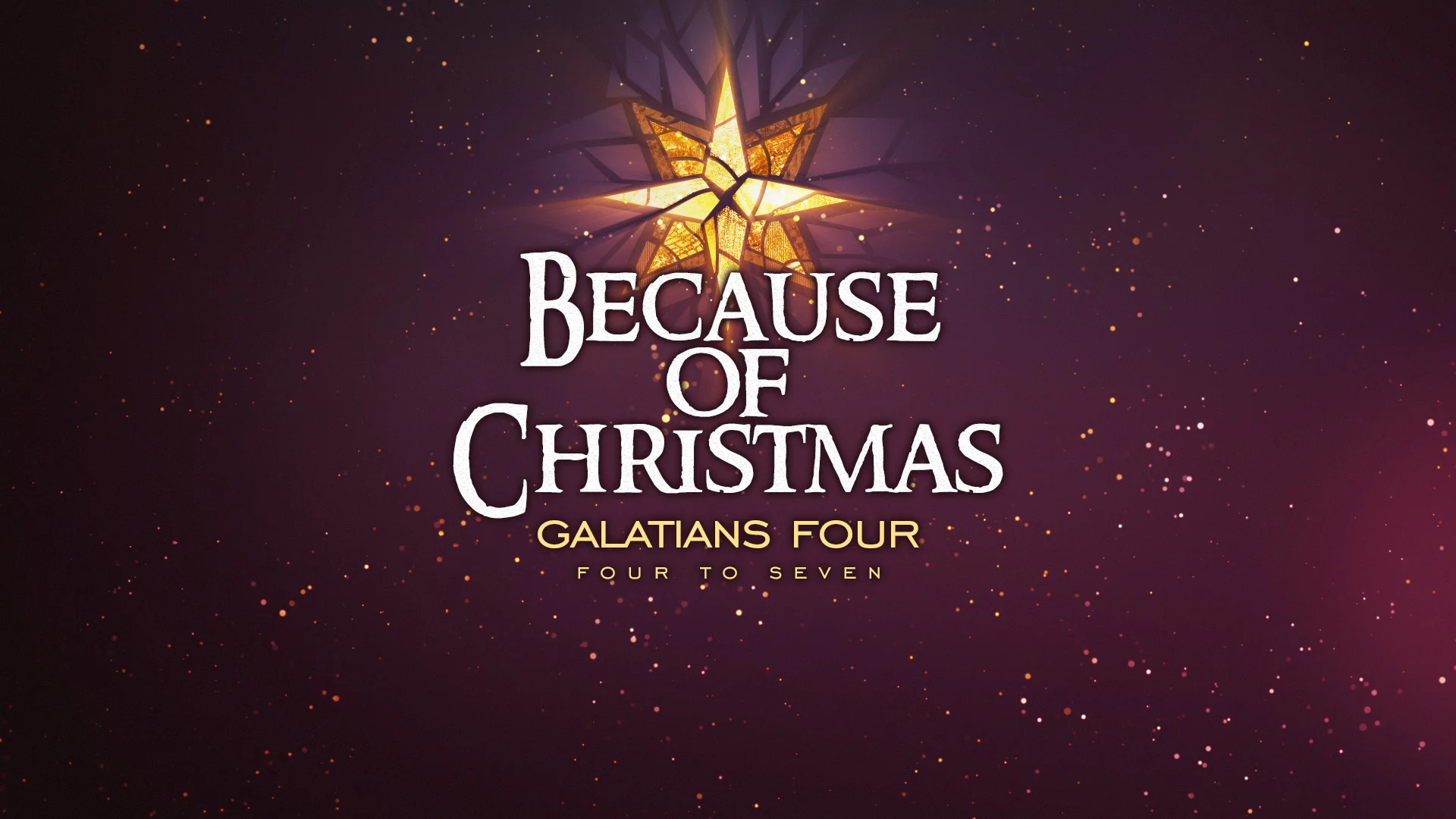 Because of Christmas